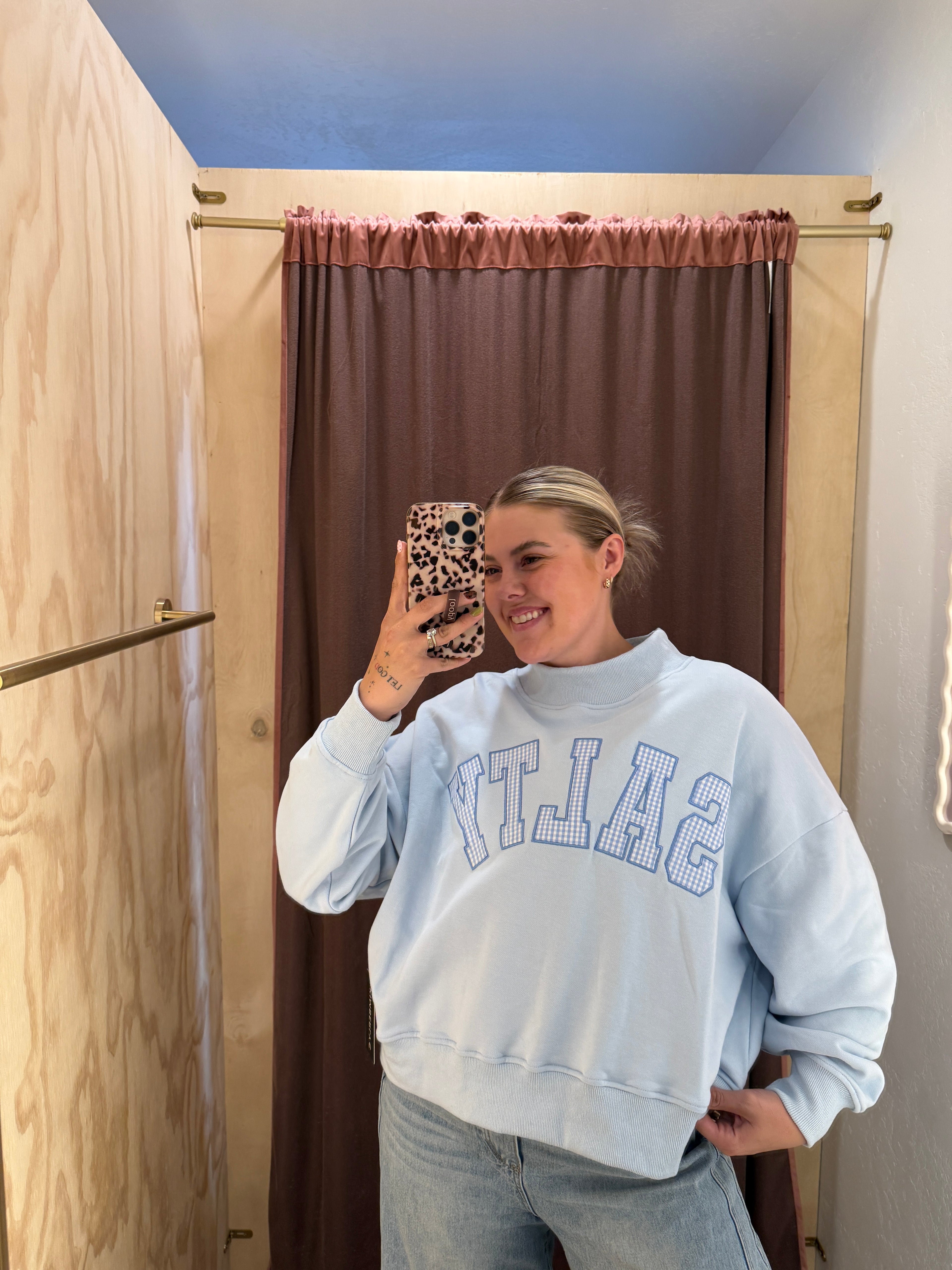 Life's A Beach Mock Neck