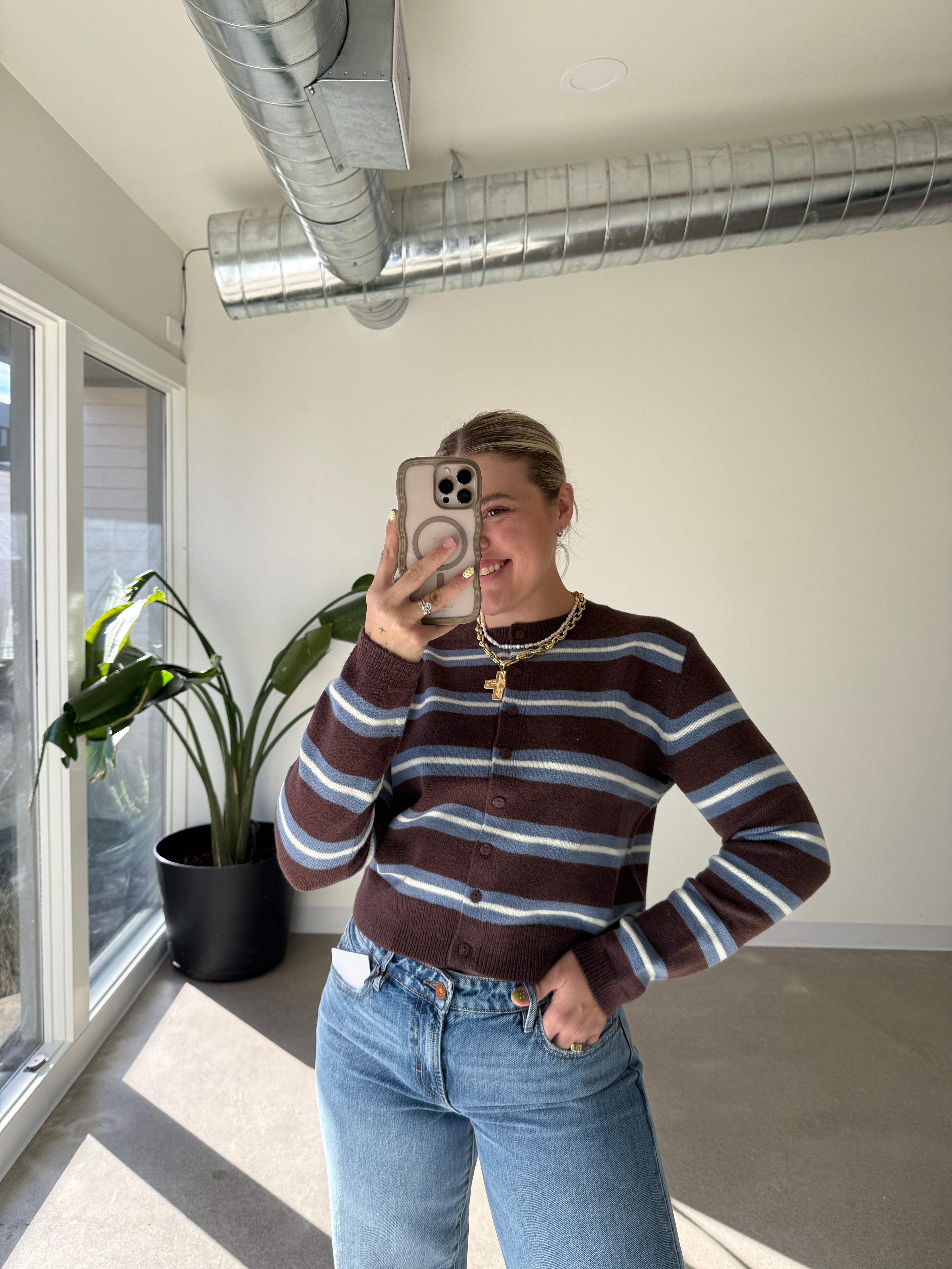 Slow Morning Striped Cardigan