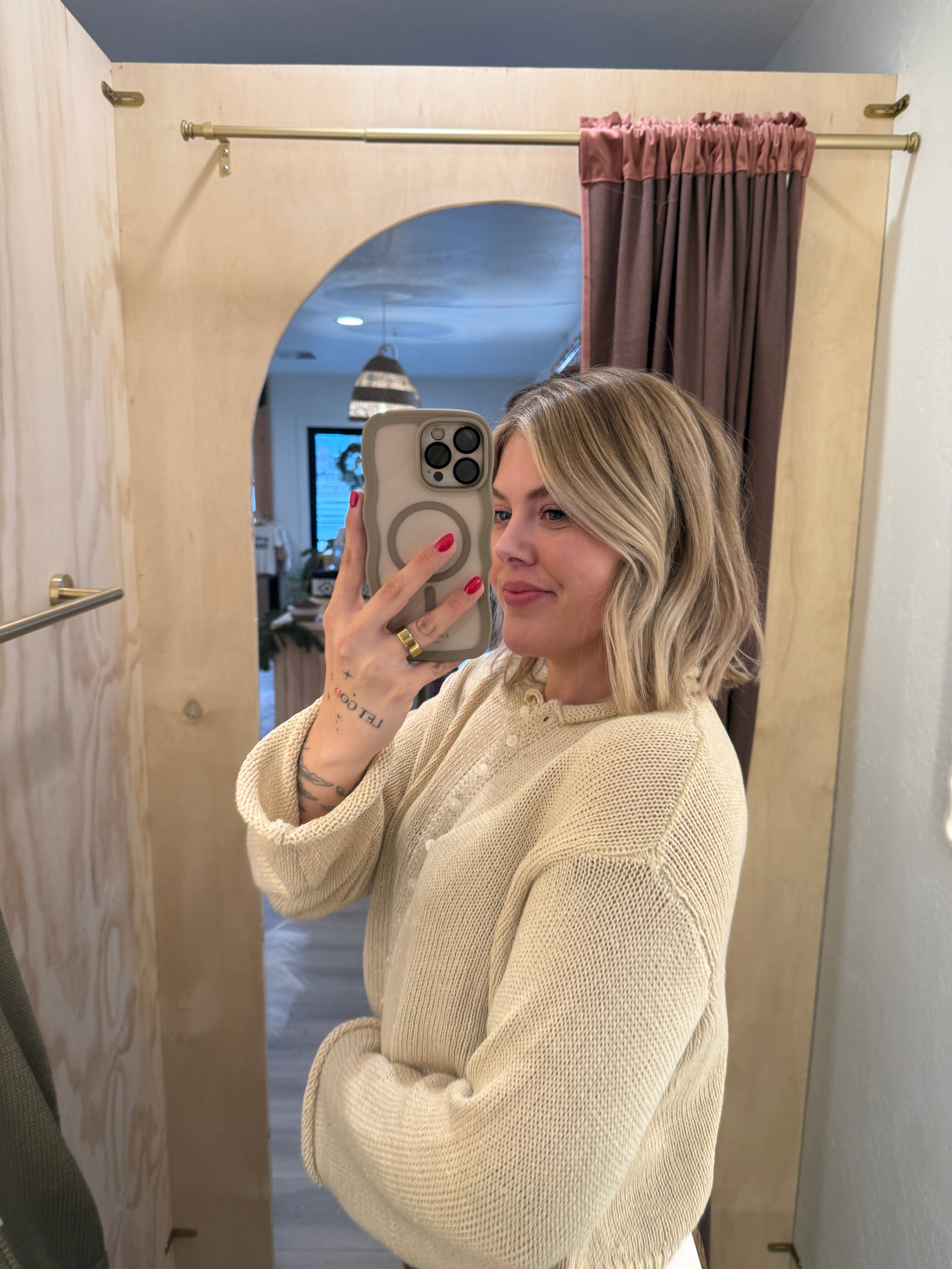 Macie Oatmeal Cardigan