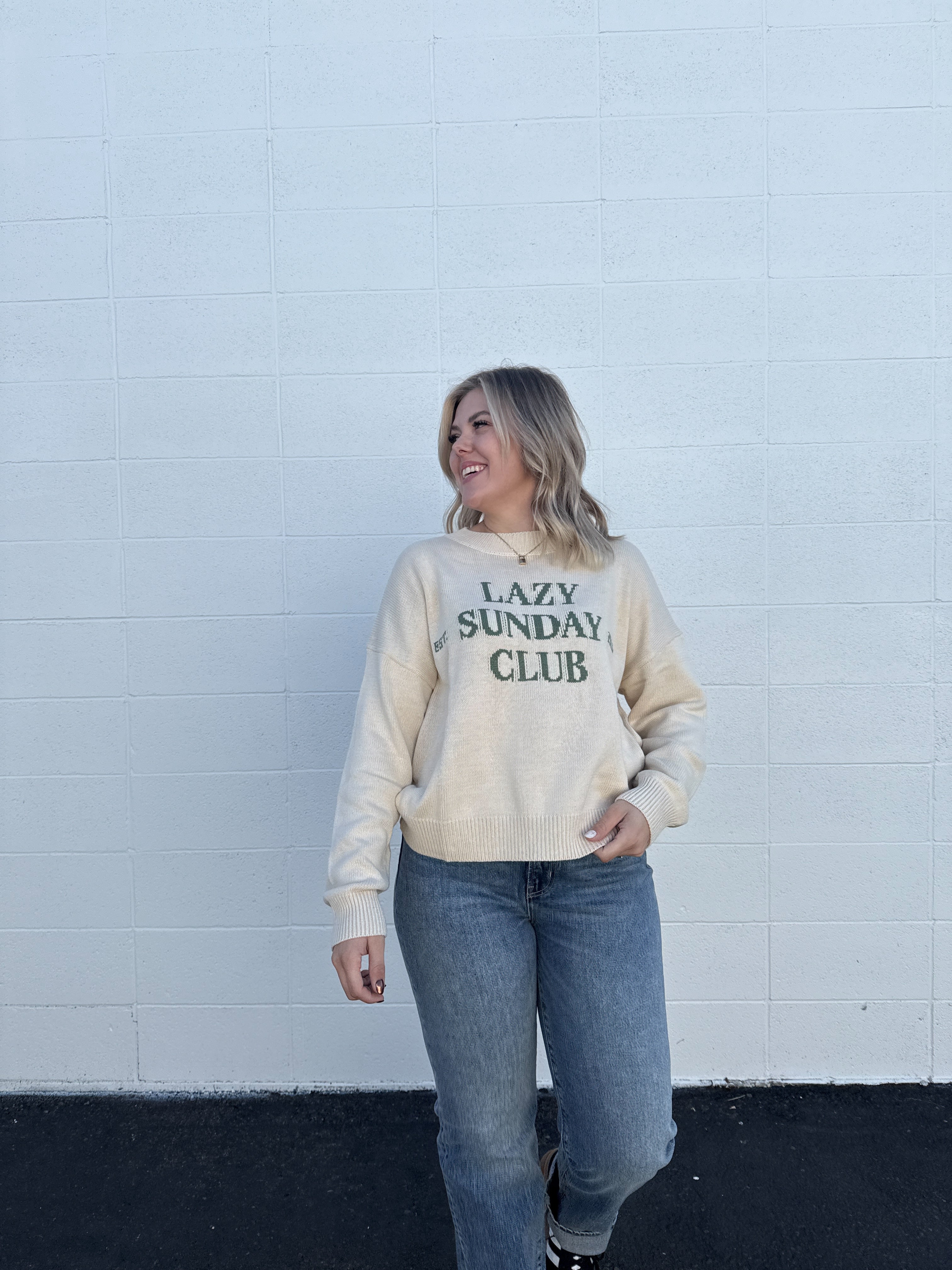 Lazy Sunday Club Sweater