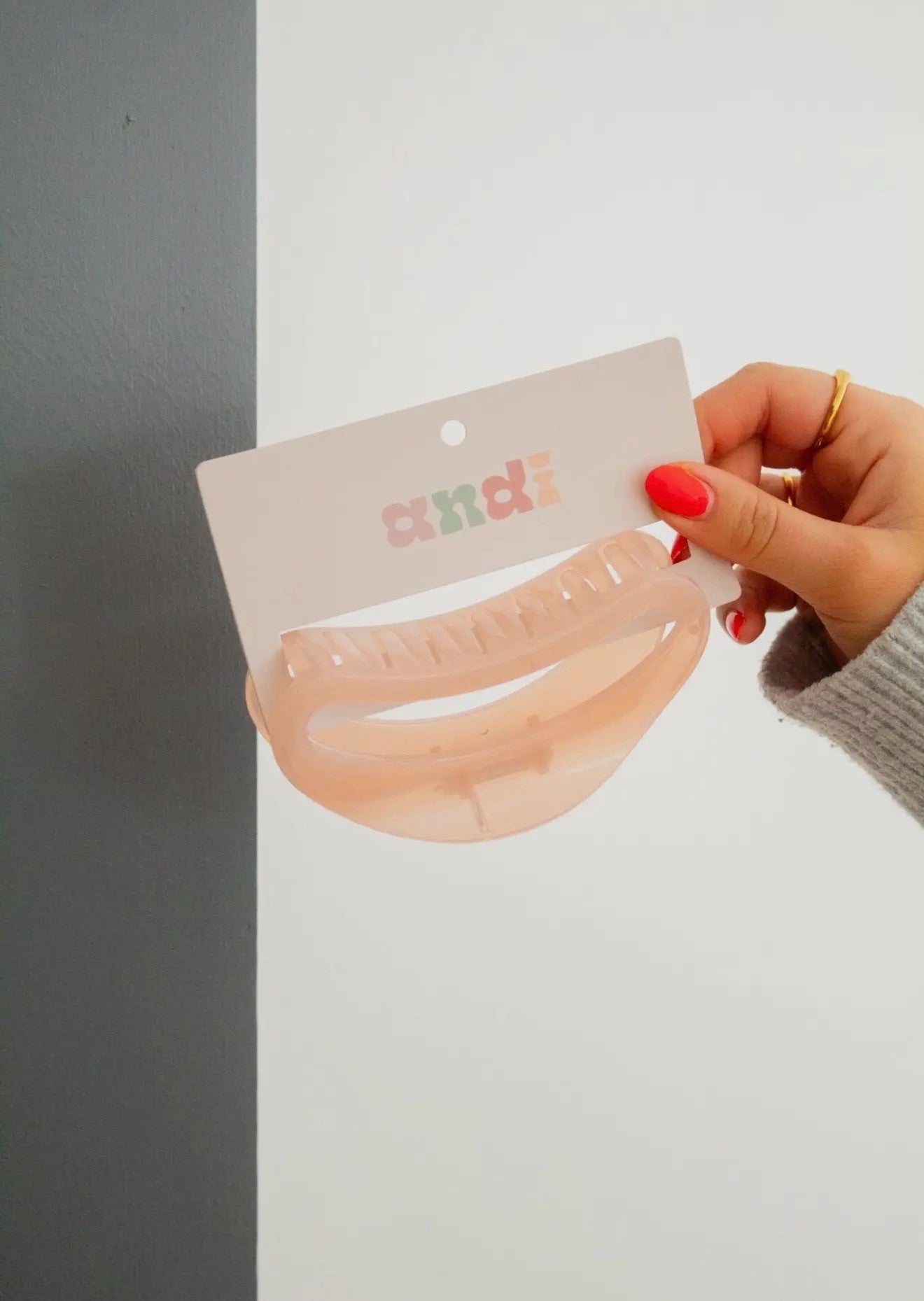 XL Cut Out Jelly Claw Clips (Multiple Colors)