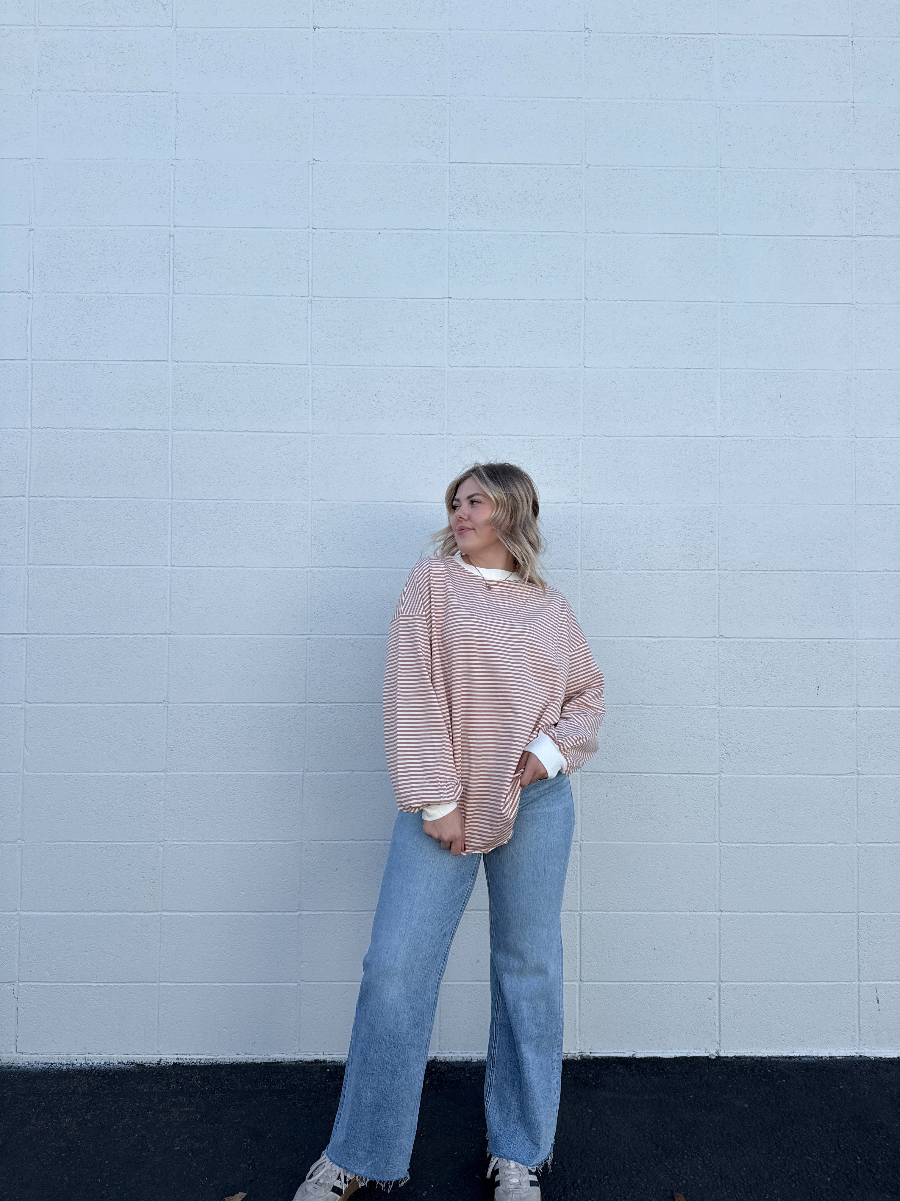 Striped Crewneck (multiple colors)