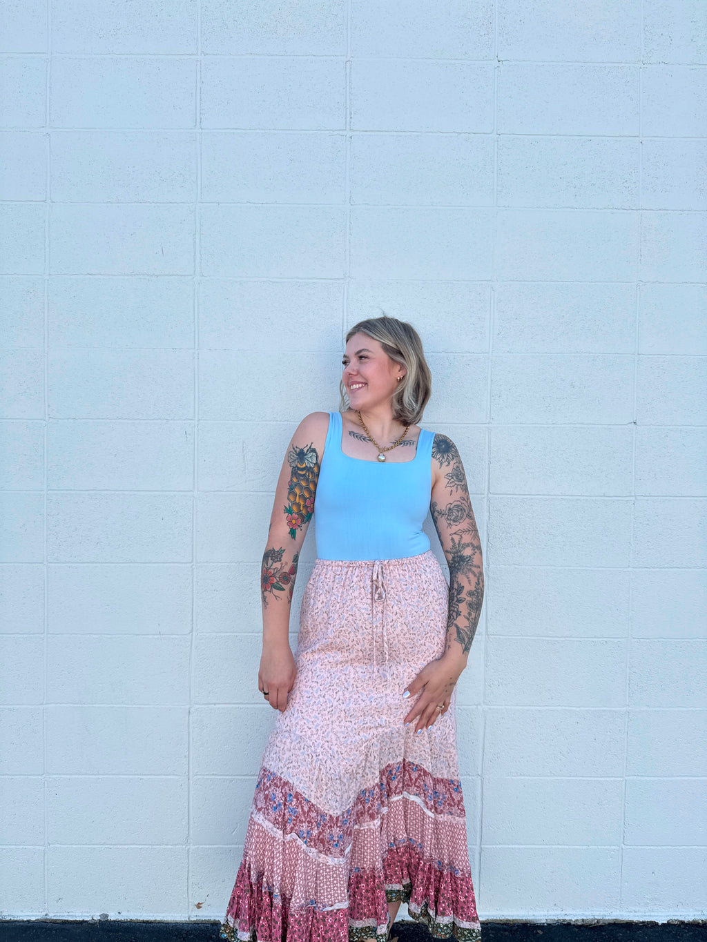 Freshly Picked Floral Maxi Skirt