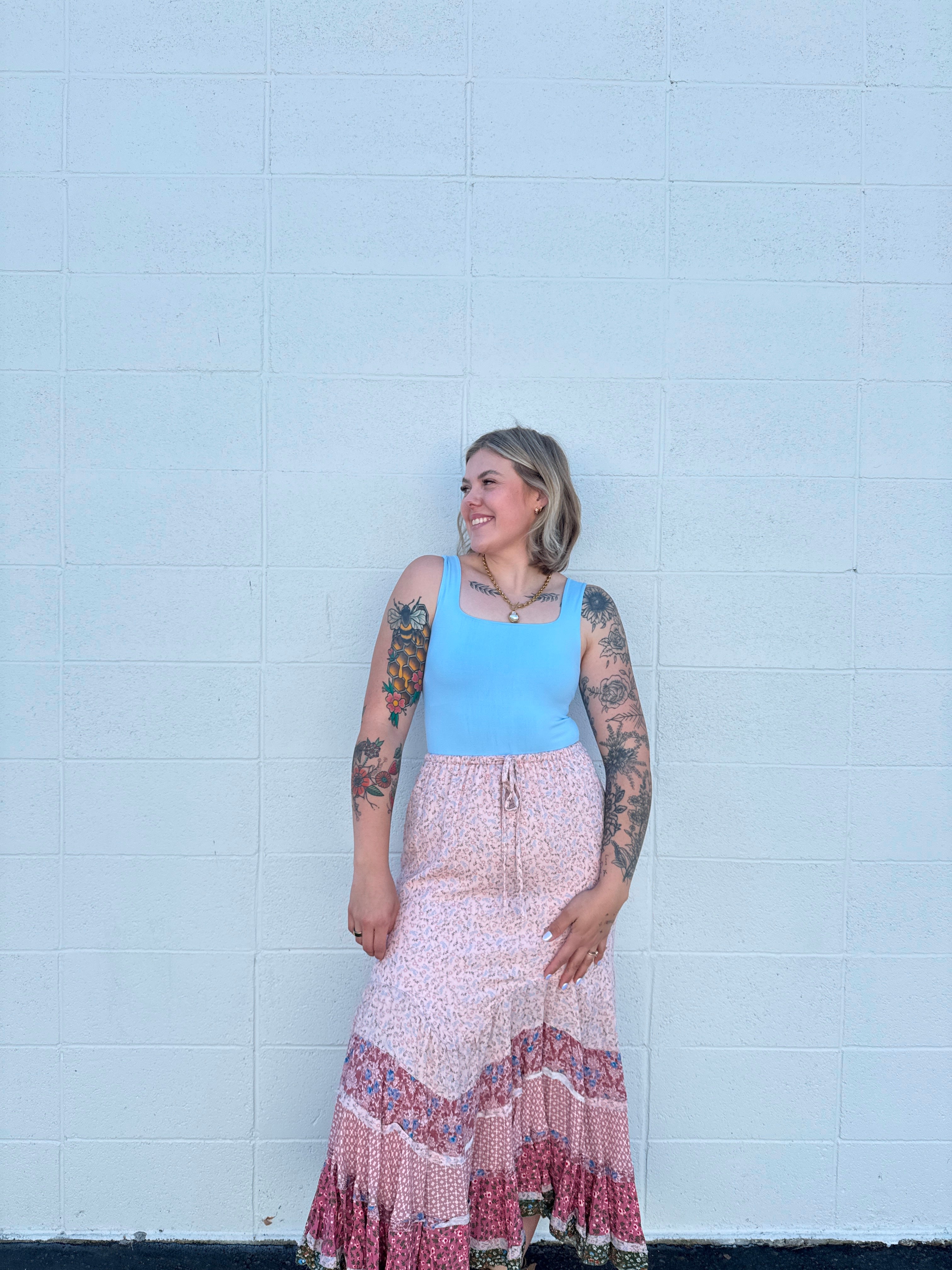 Freshly Picked Floral Maxi Skirt