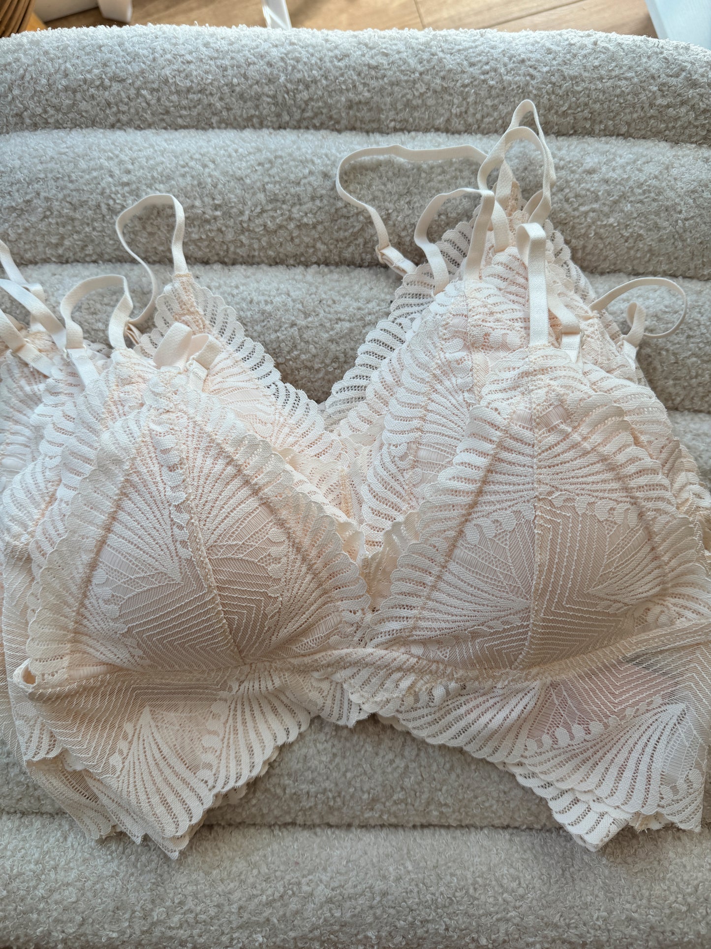 Butterfly Scallop Bralette (multiple colors)