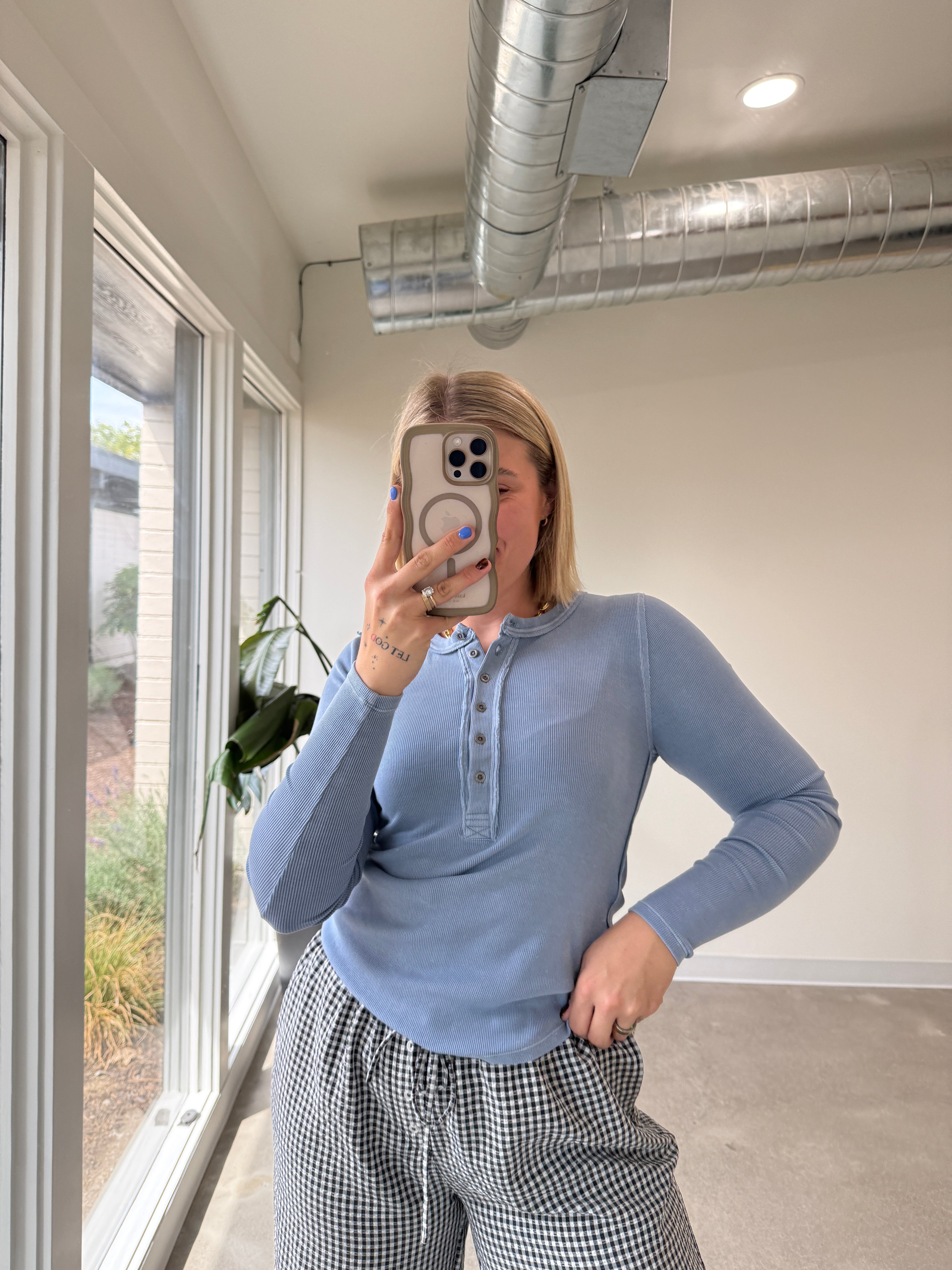 Peyton Ribbed Henley (Multiple Colors)