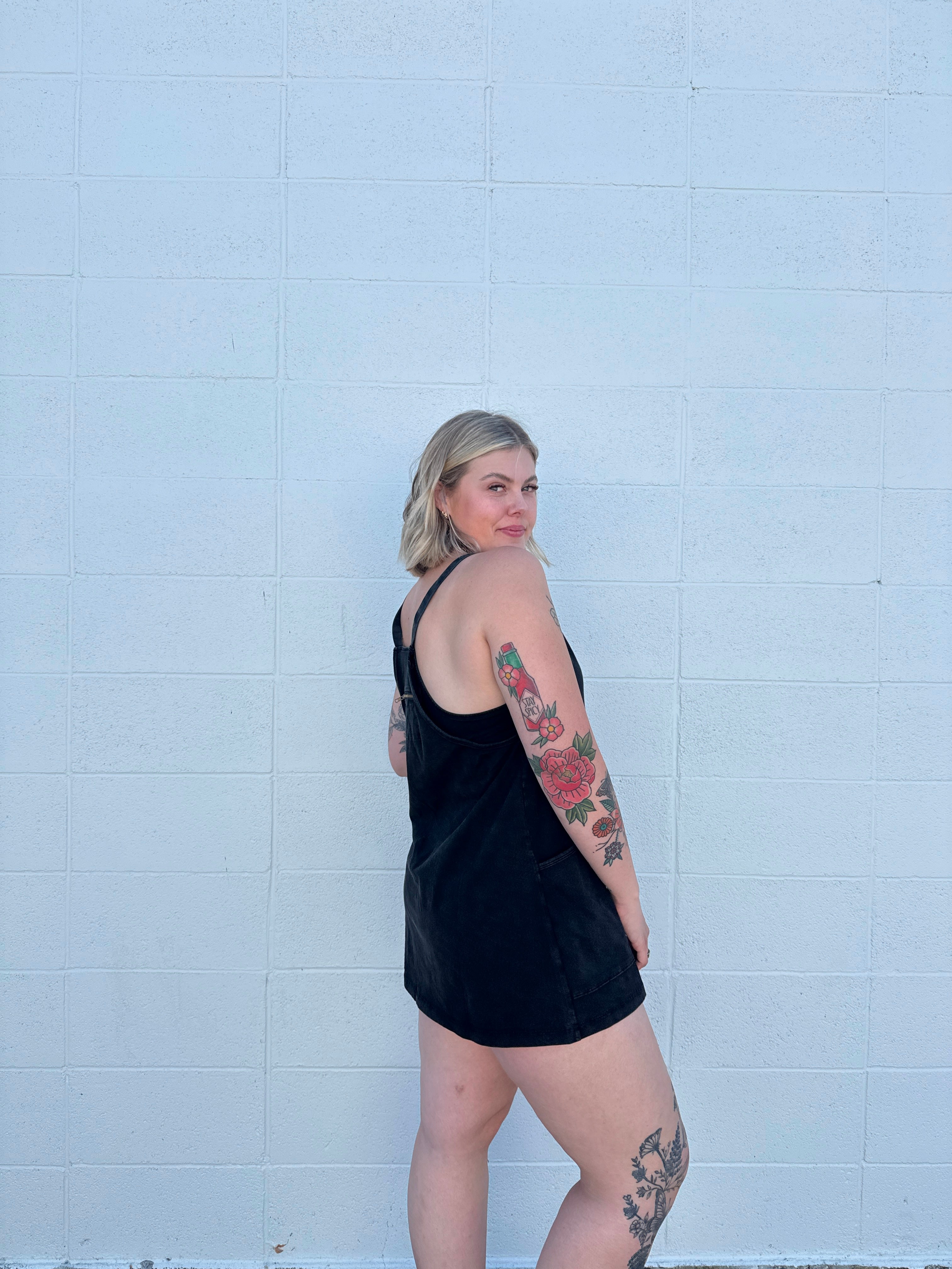 Sporty Girl Romper Dress (Multiple Colors)