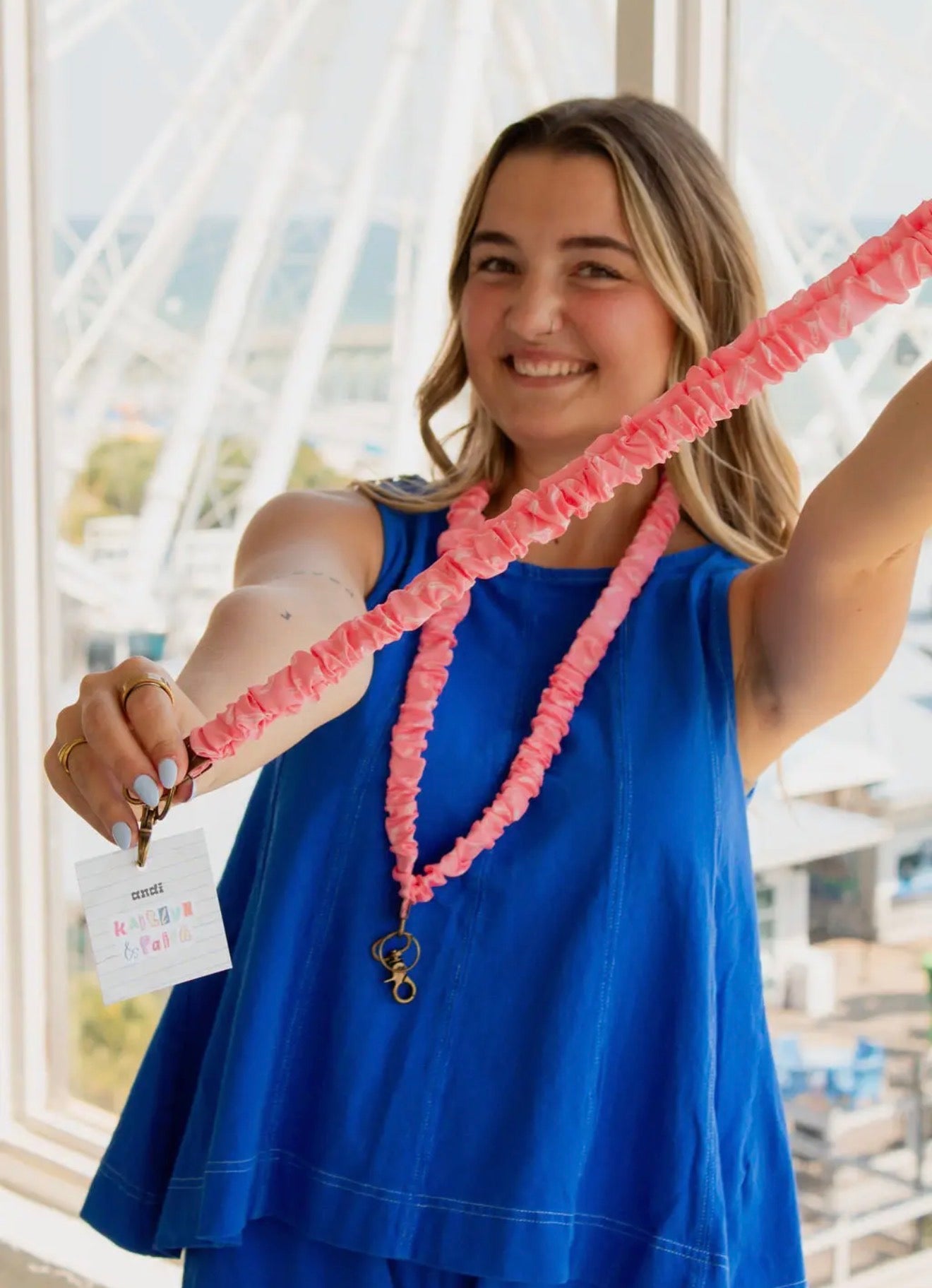 Pink Fresh Page Lanyard