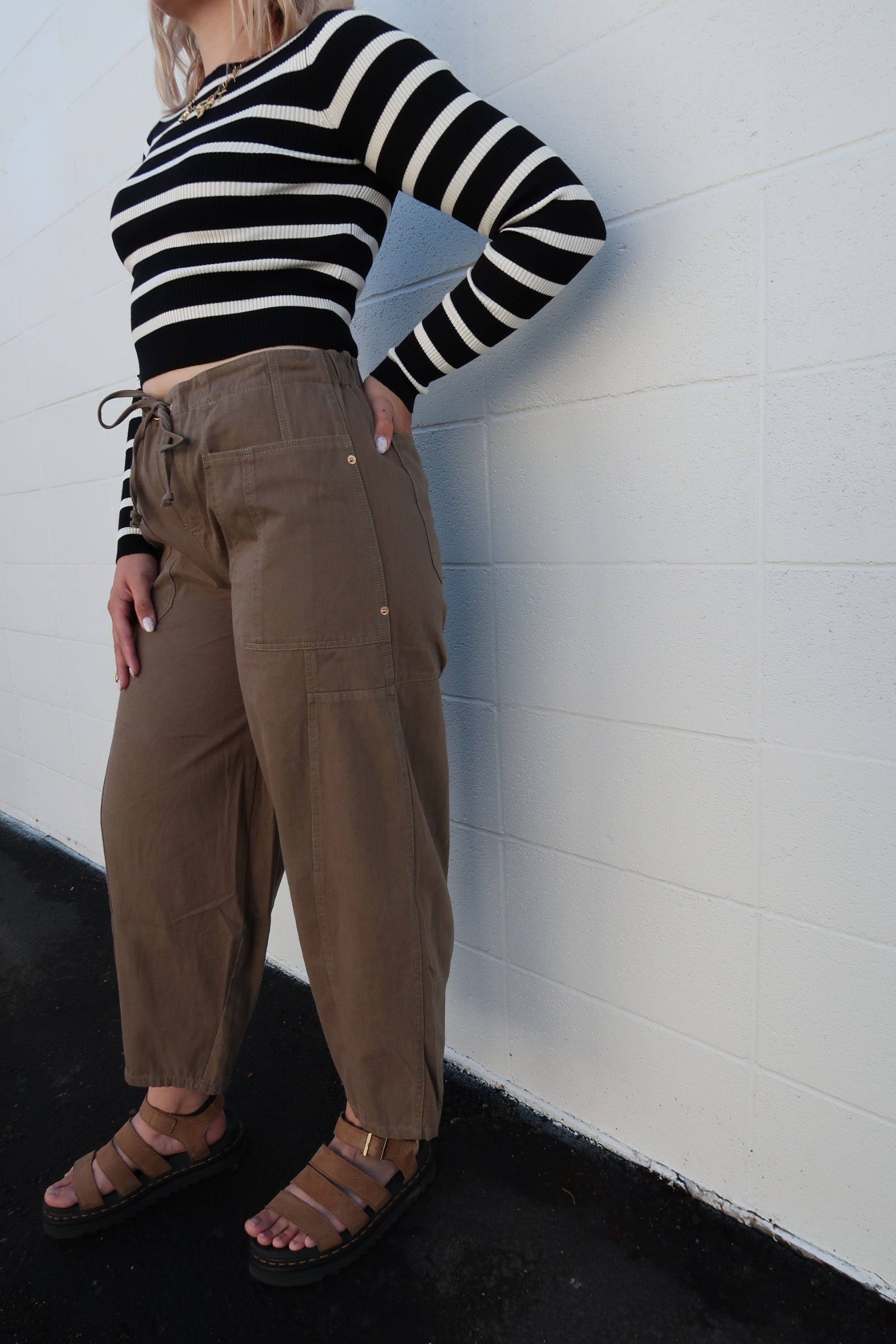 Jenny Olive Straight Pants