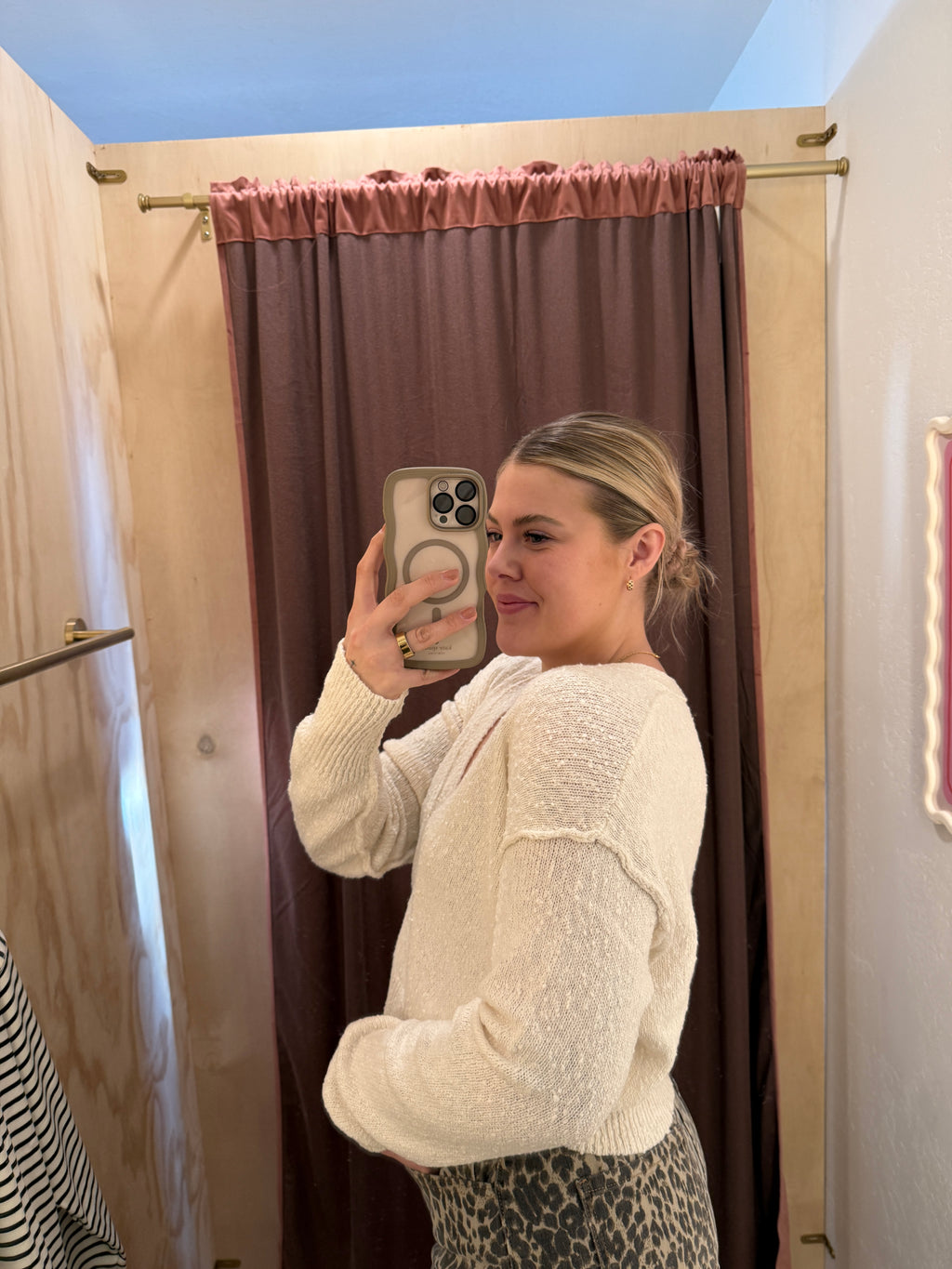 V-Neck Knit Button Down Cardigan