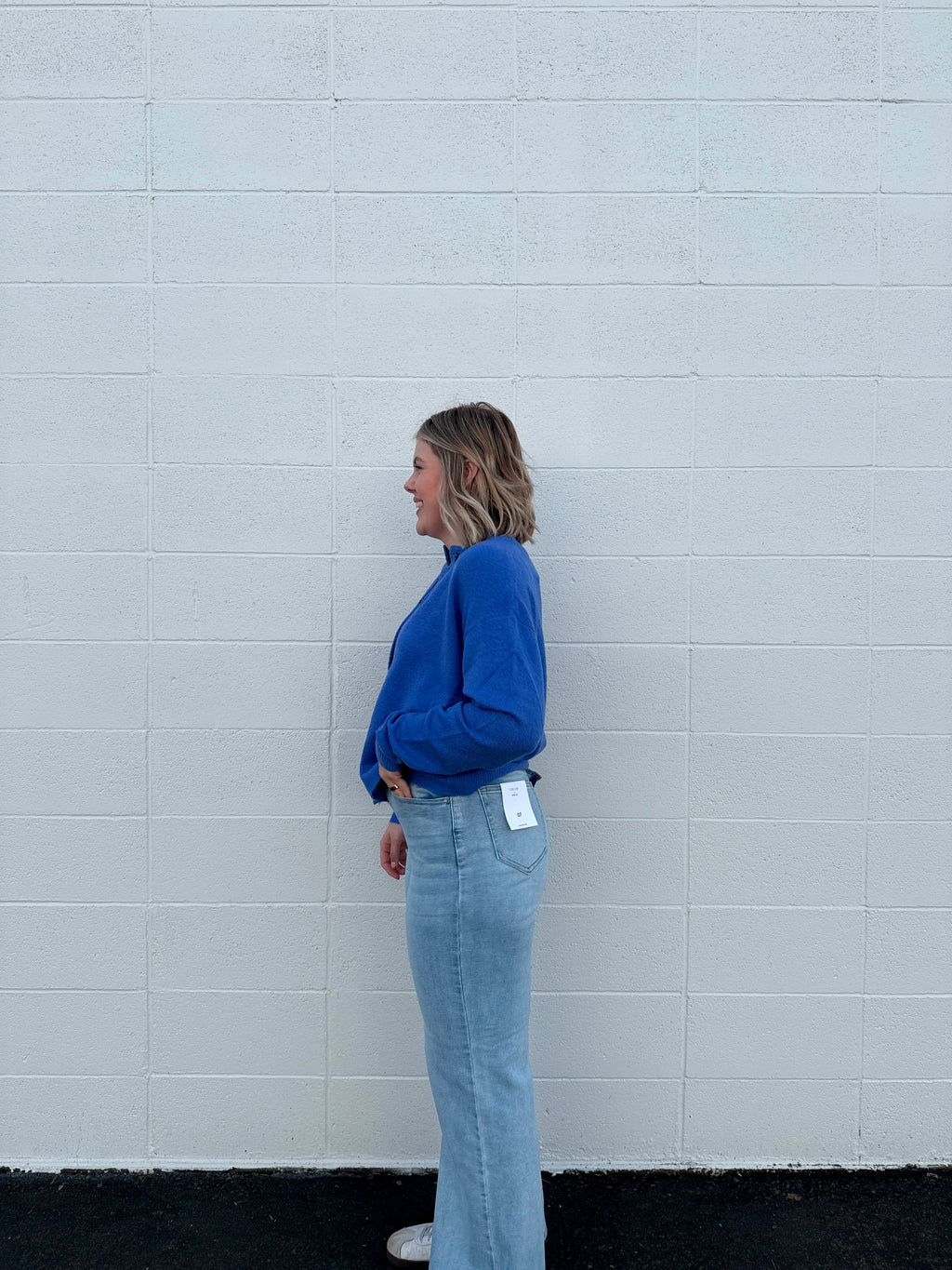 Wildflower Embroidered Wide Leg Jeans