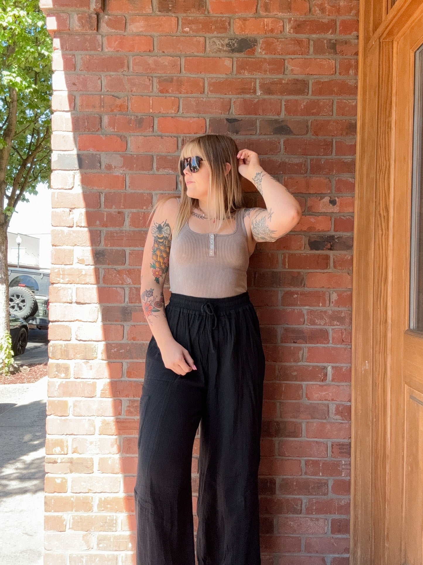 Relaxed Drawstring Pants (multiple colors)