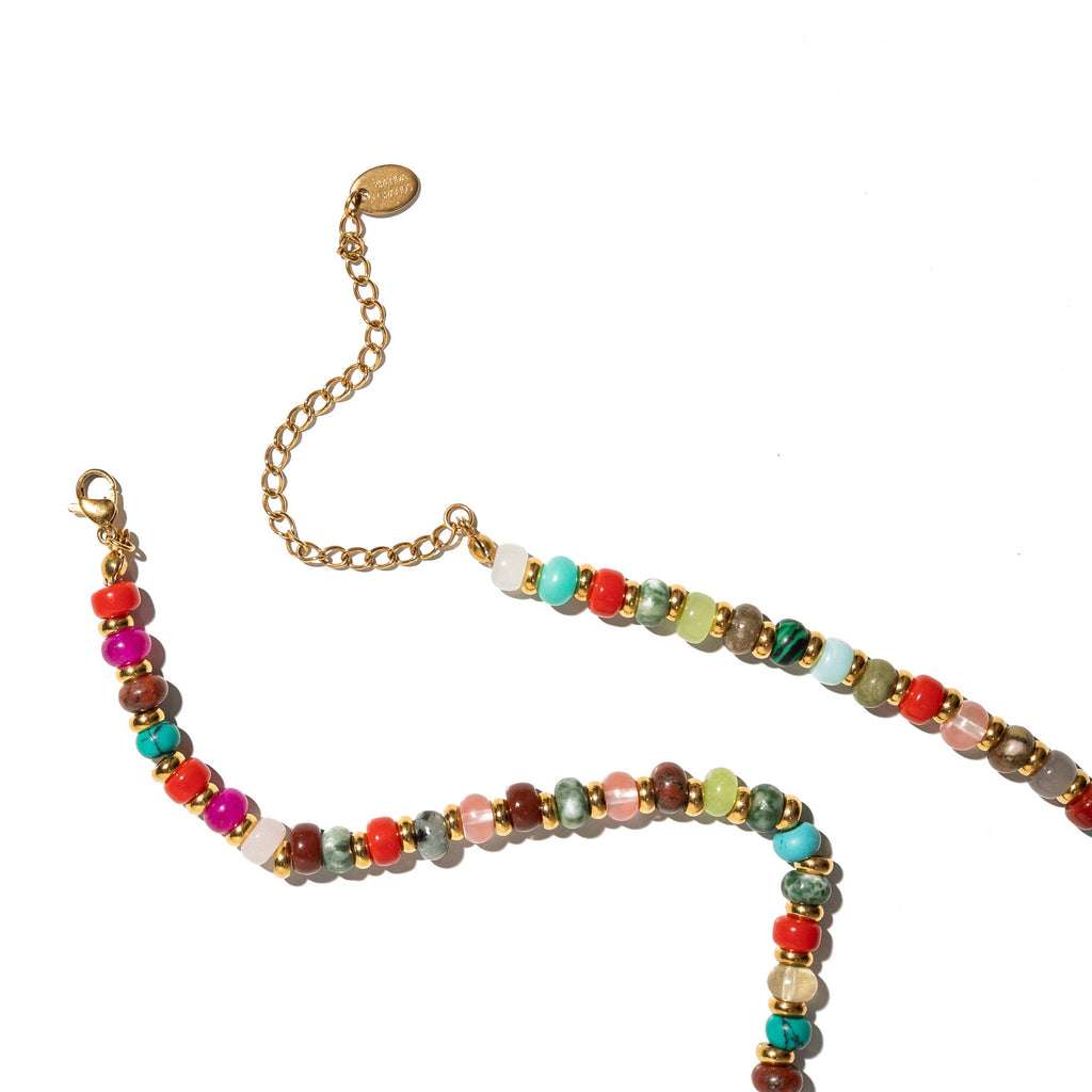 Waterproof Gemstone Glow Necklace
