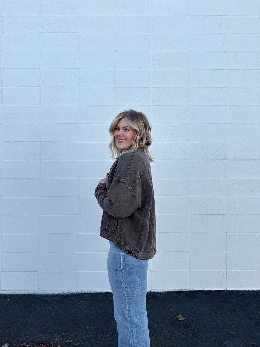 Coffee Bean Denim Jacket