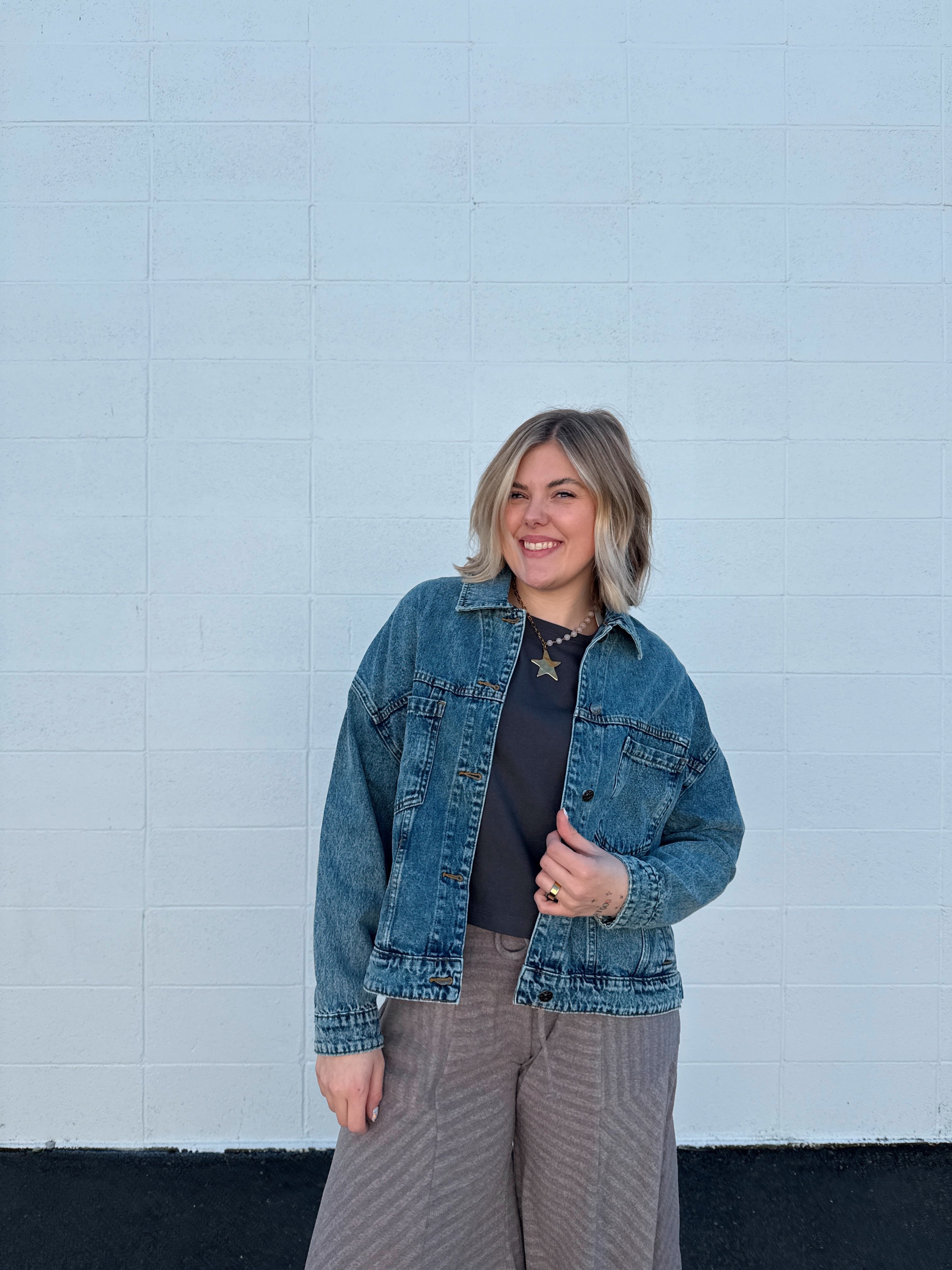 Medium Wash Denim Jacket