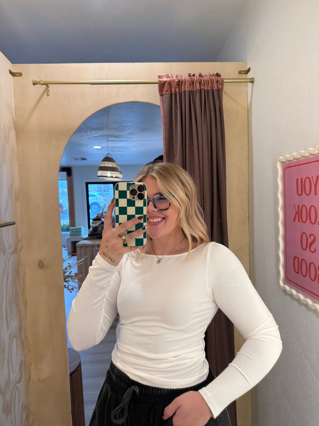 Barely There Boat Neck Ribbed Top (multiple colors)