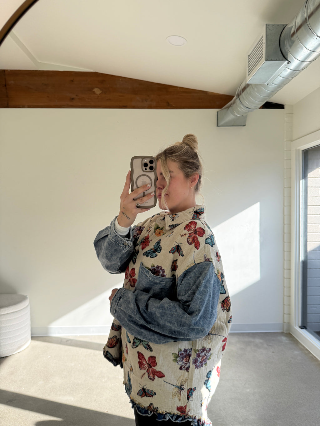 Butterfly Garden Quilted Jacket