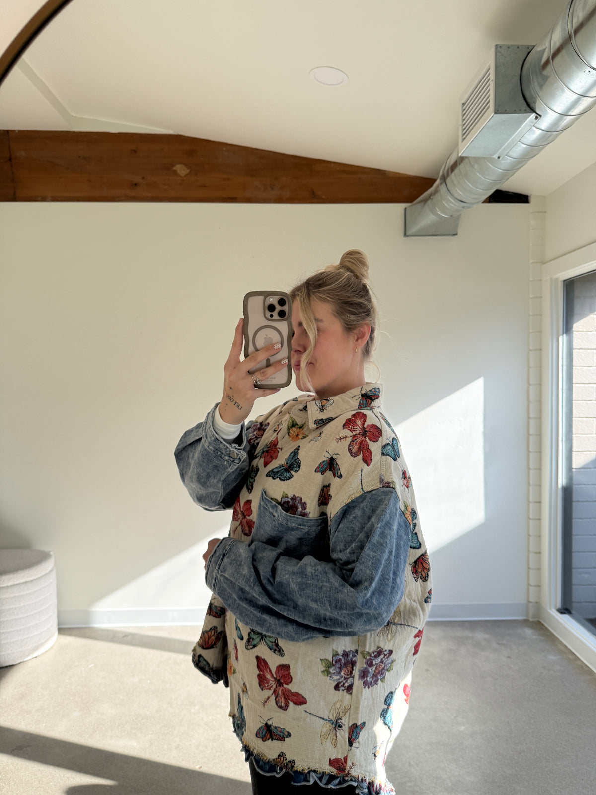 Butterfly Garden Quilted Jacket