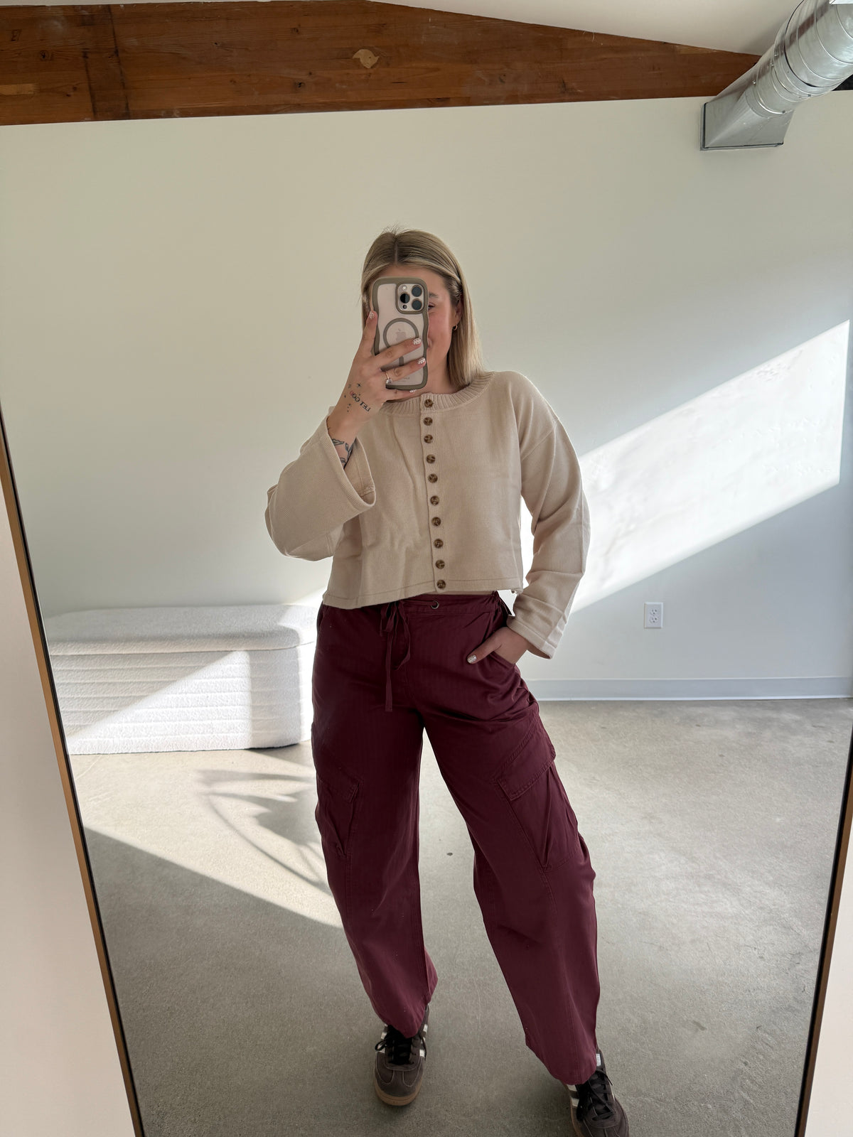 Terracotta Cargo Pants