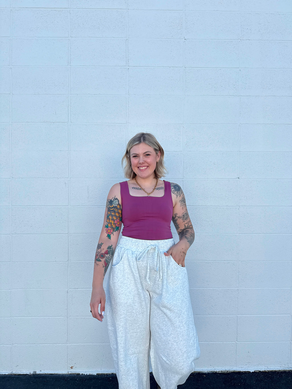 Cloudy Daze Barrel Pants