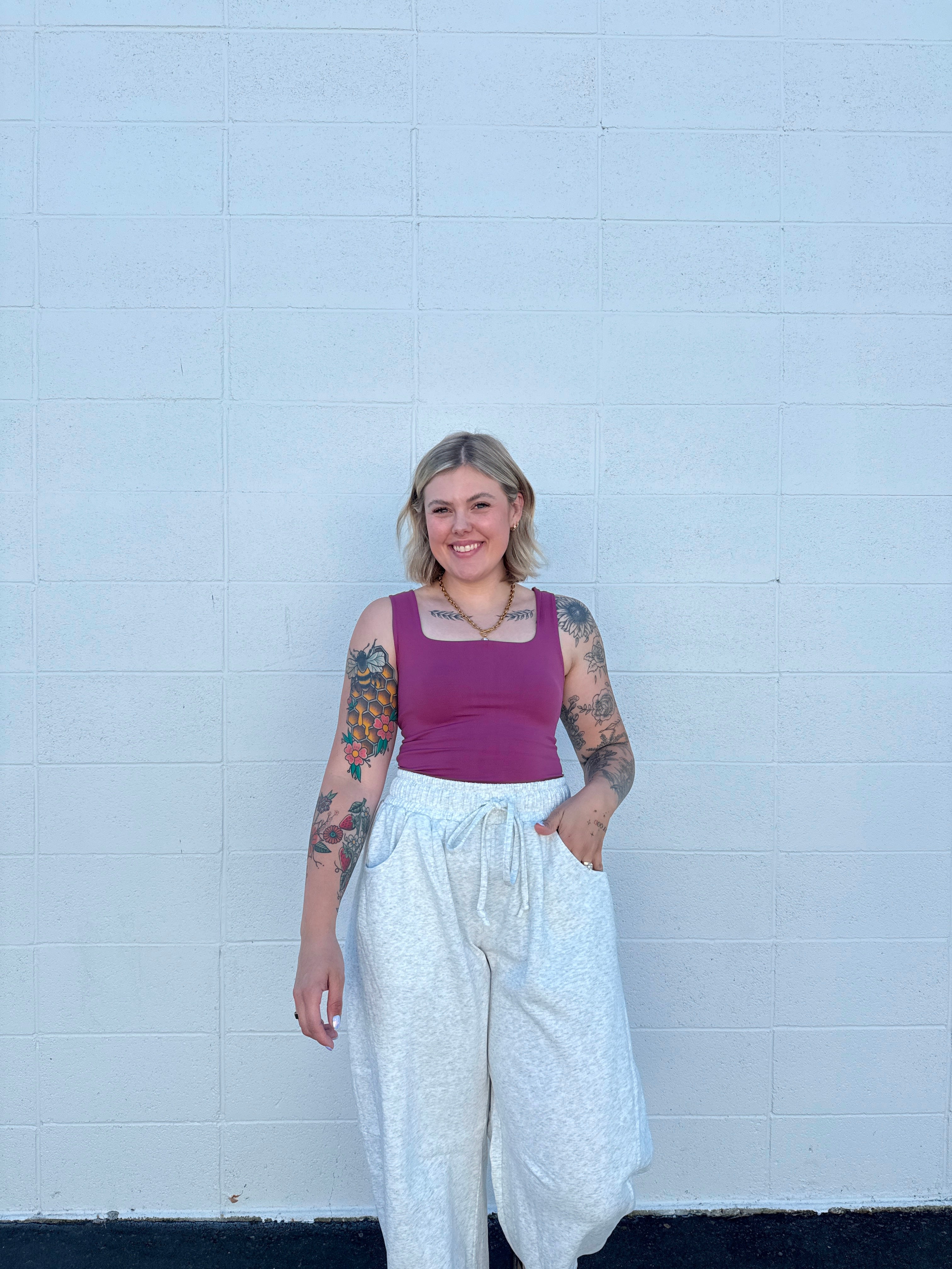Cloudy Daze Barrel Pants