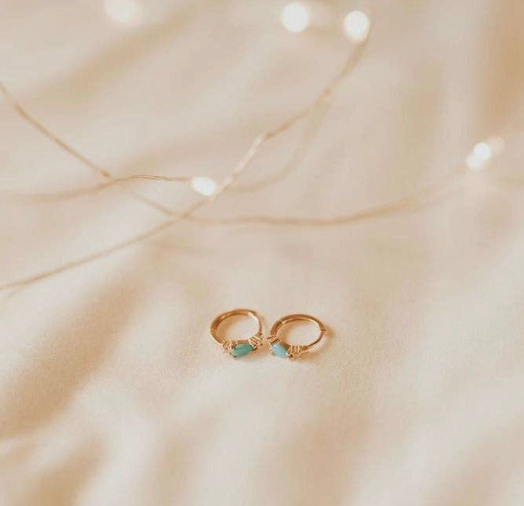 Mauve Natalie Hoops (Multiple Colors)