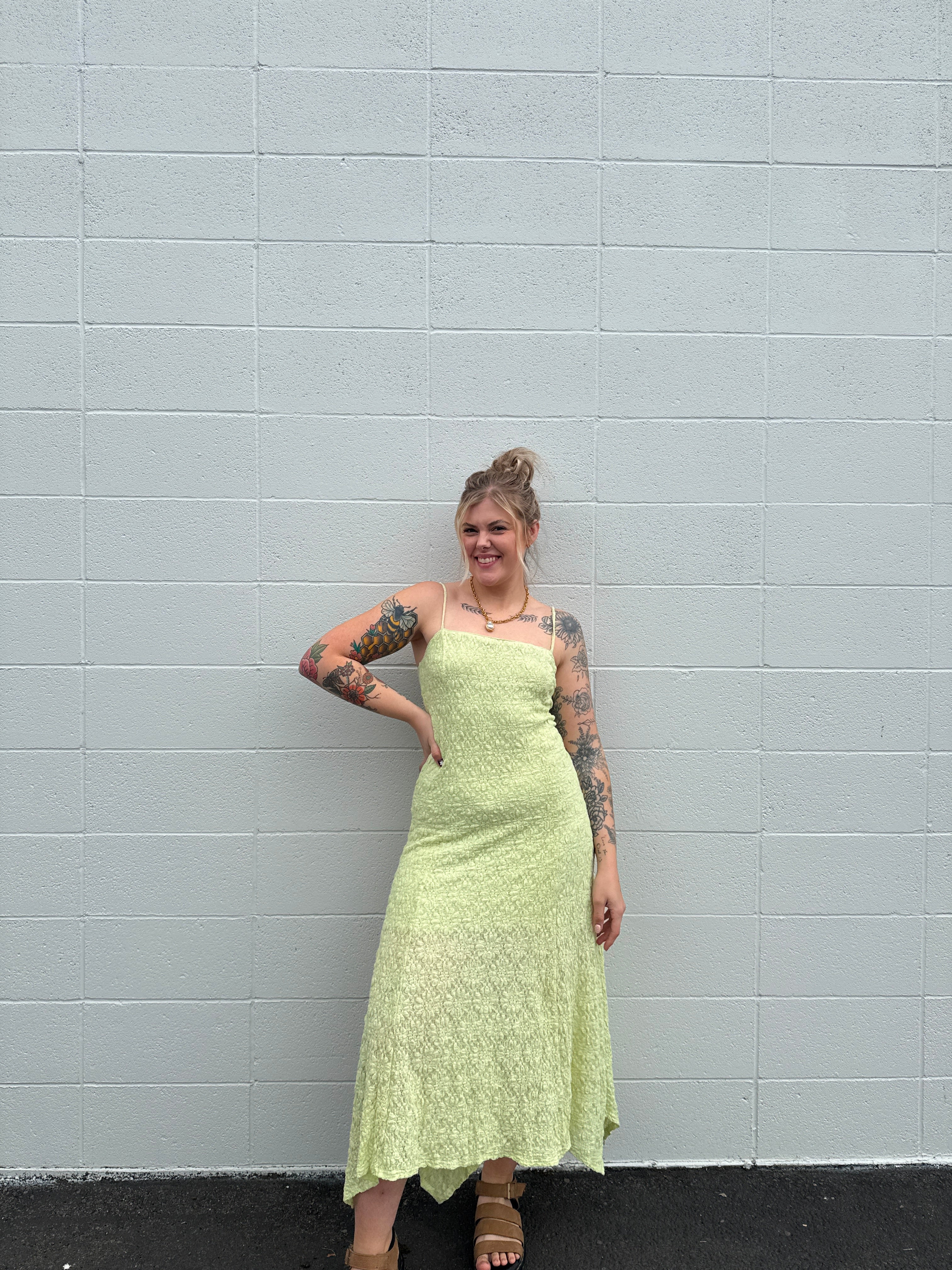 Keylime Hankerchief Dress