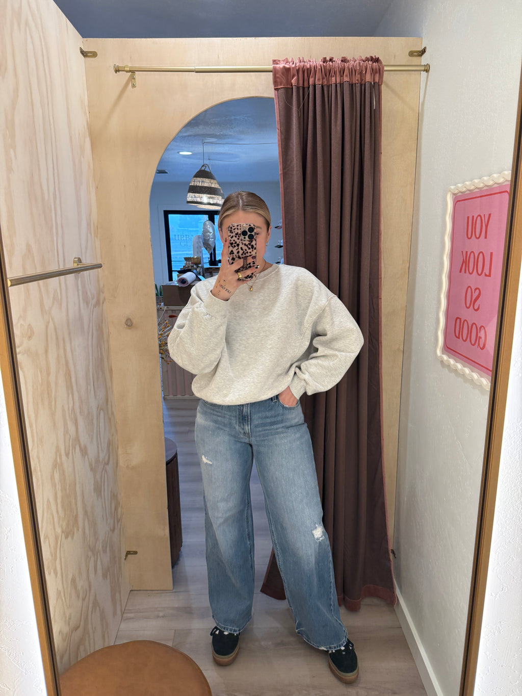 High Rise Olivia Wide Leg Denim