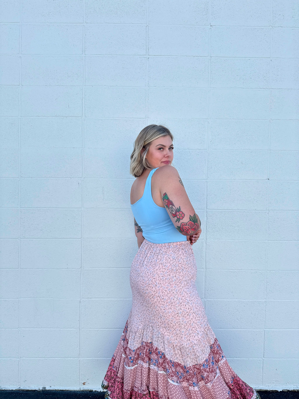 Freshly Picked Floral Maxi Skirt