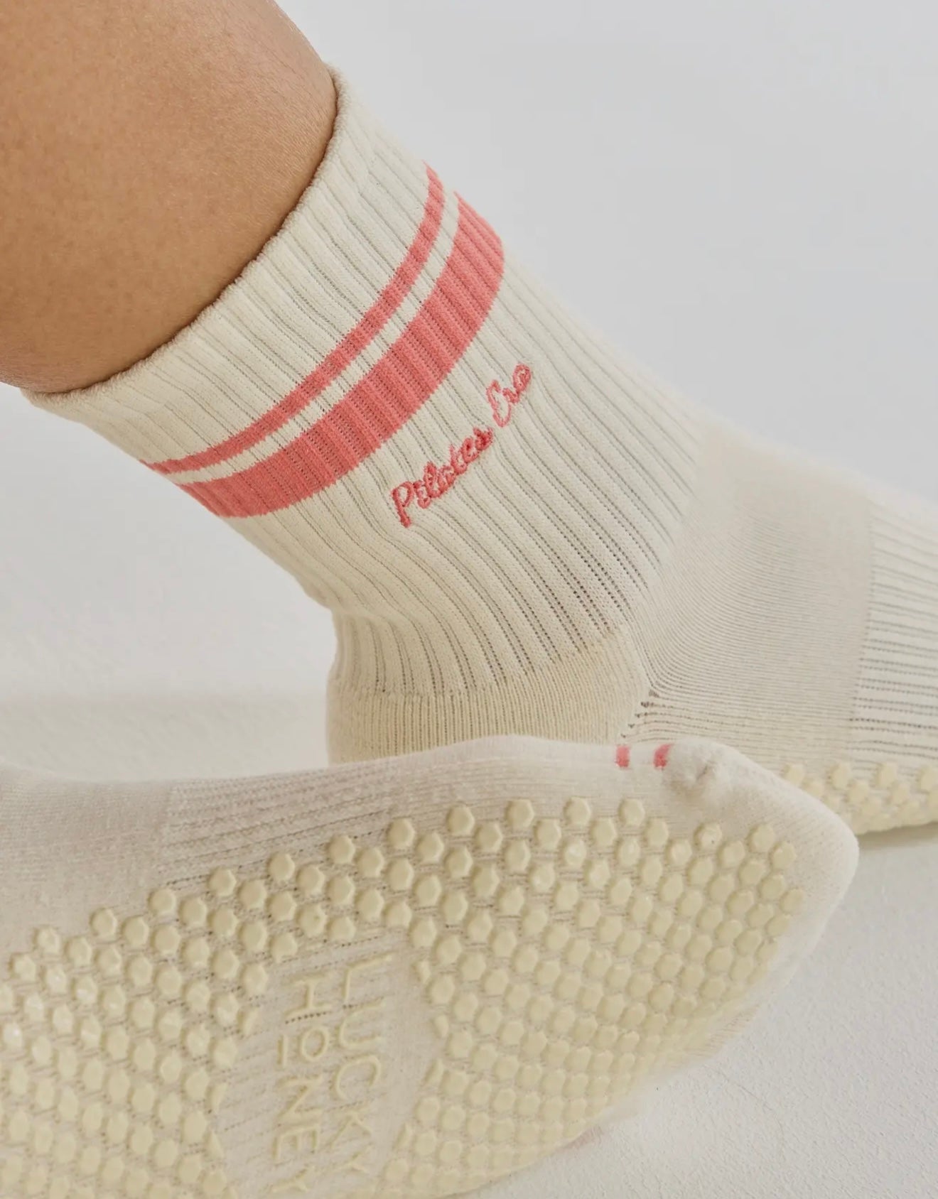Lucky Honey Crew Grip Socks