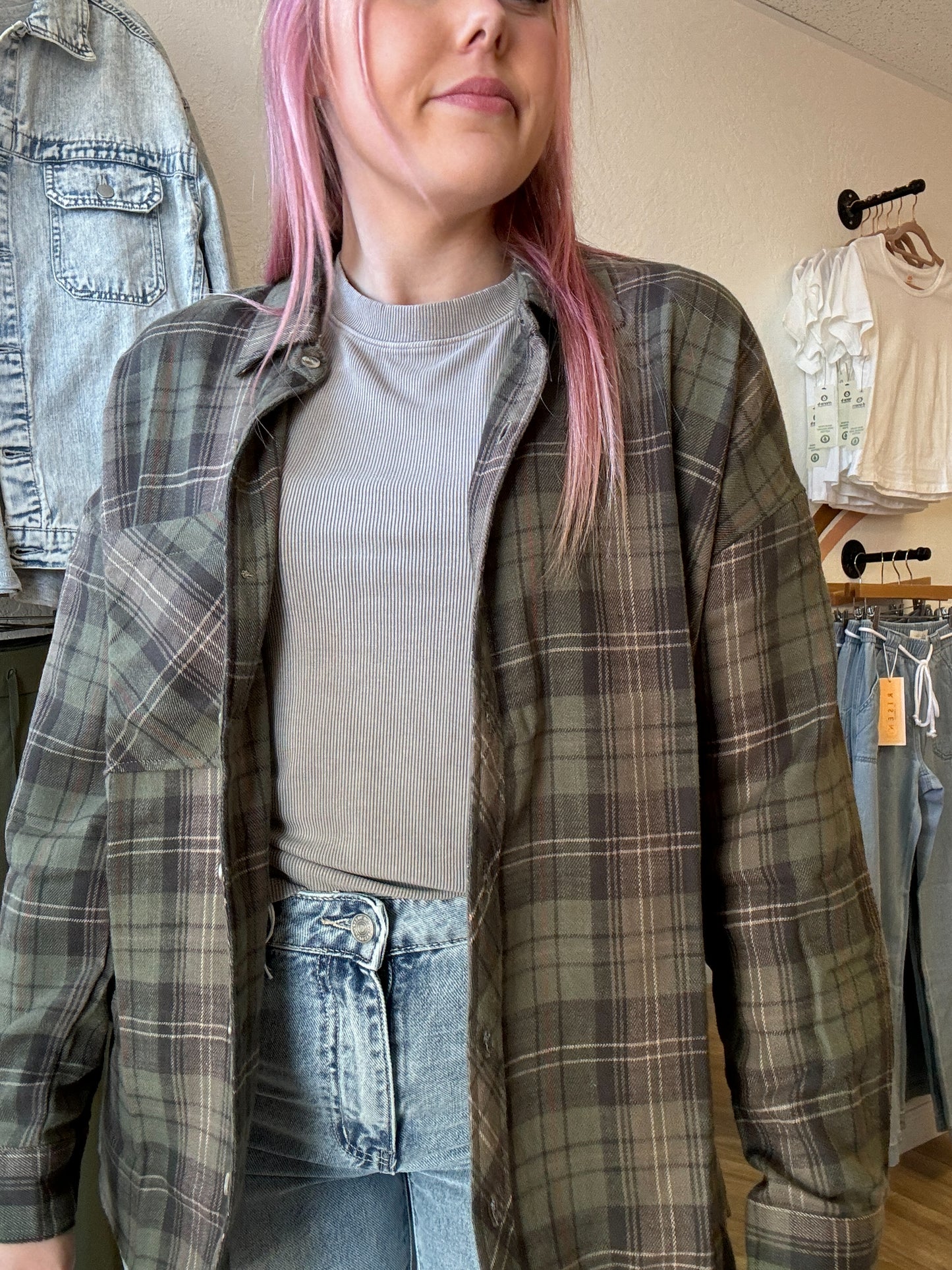 Kenzie Button Down Flannel