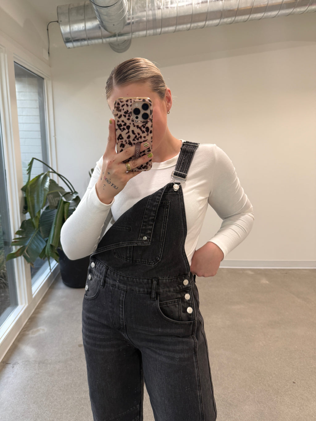 Mineral Washed Barrel Overalls (Multiple Colors)