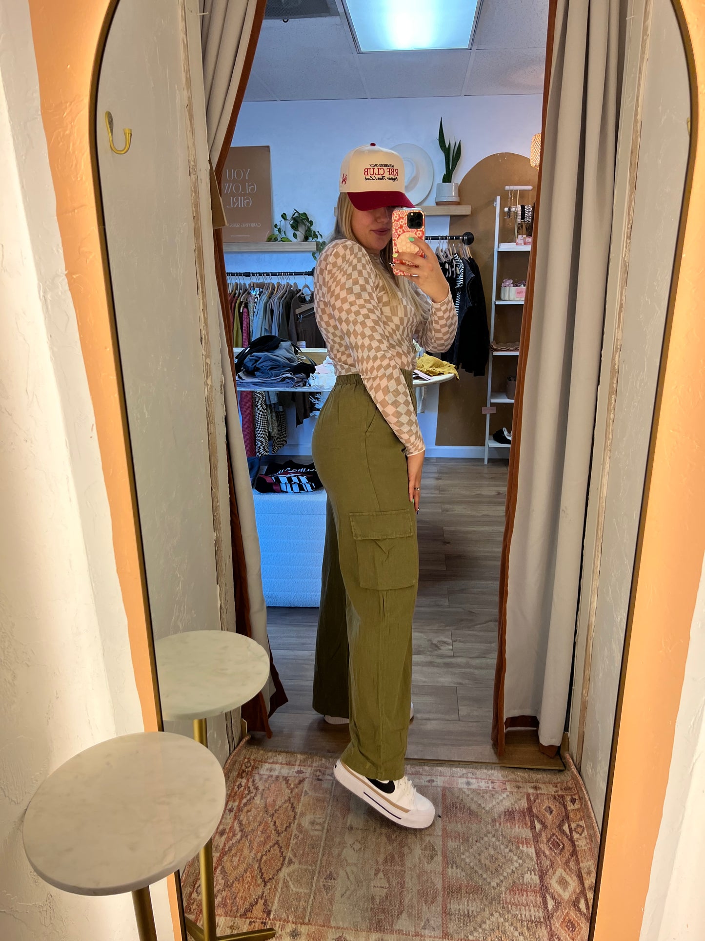 Bossy Gal Olive Cargo Pants