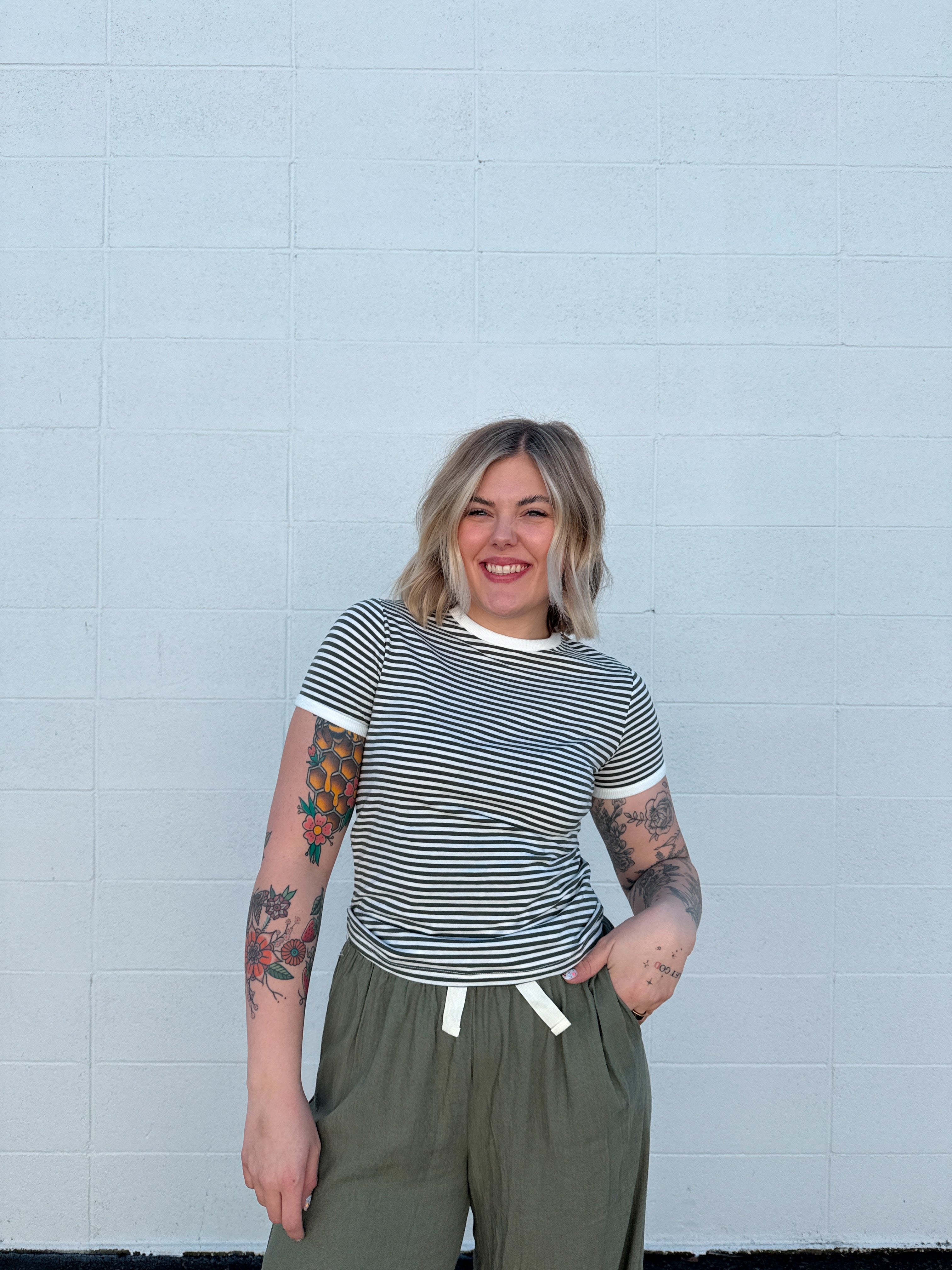 Striped Baby Tees (Multiple Colors)