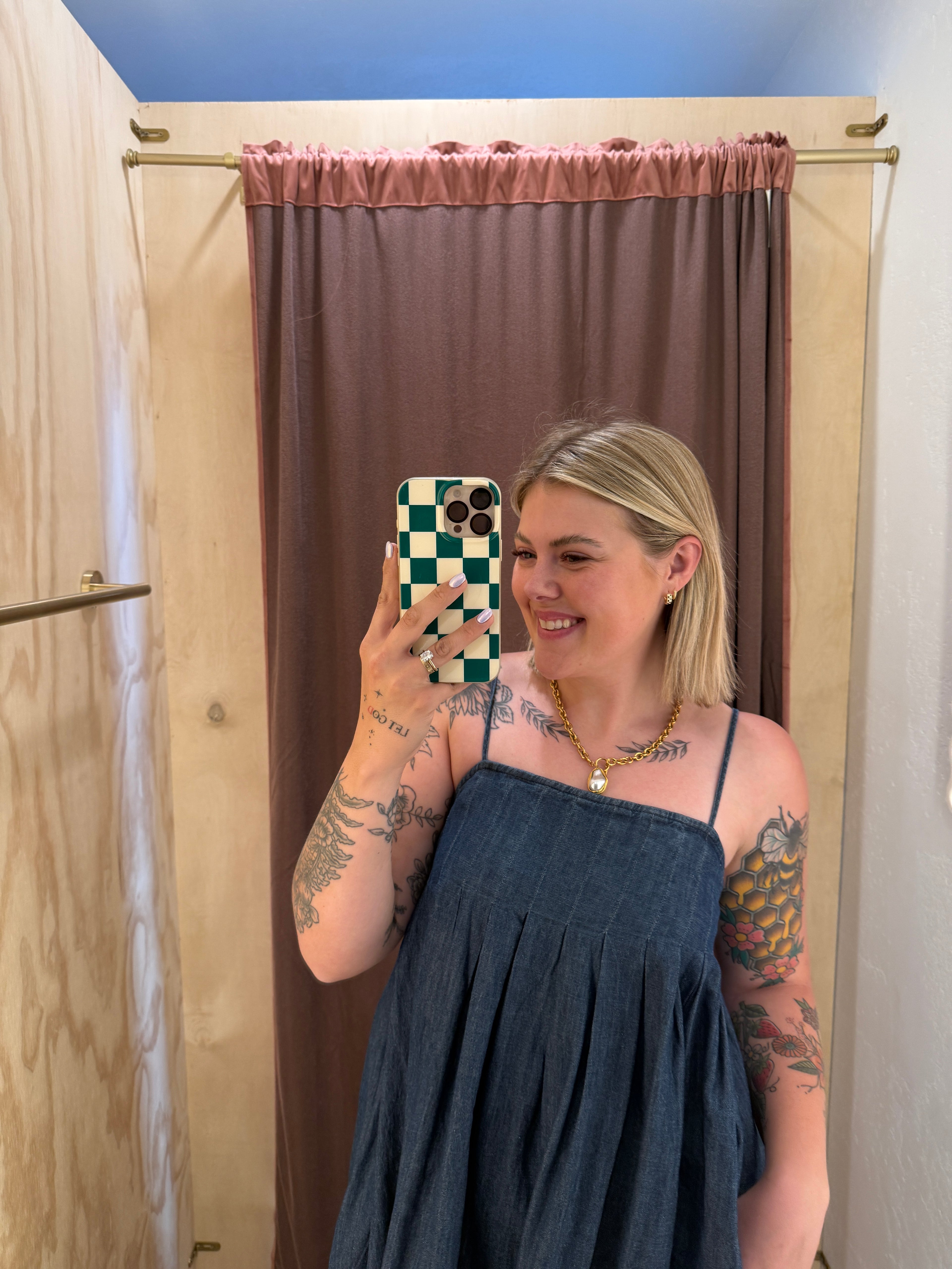 Indigo Breeze Dress
