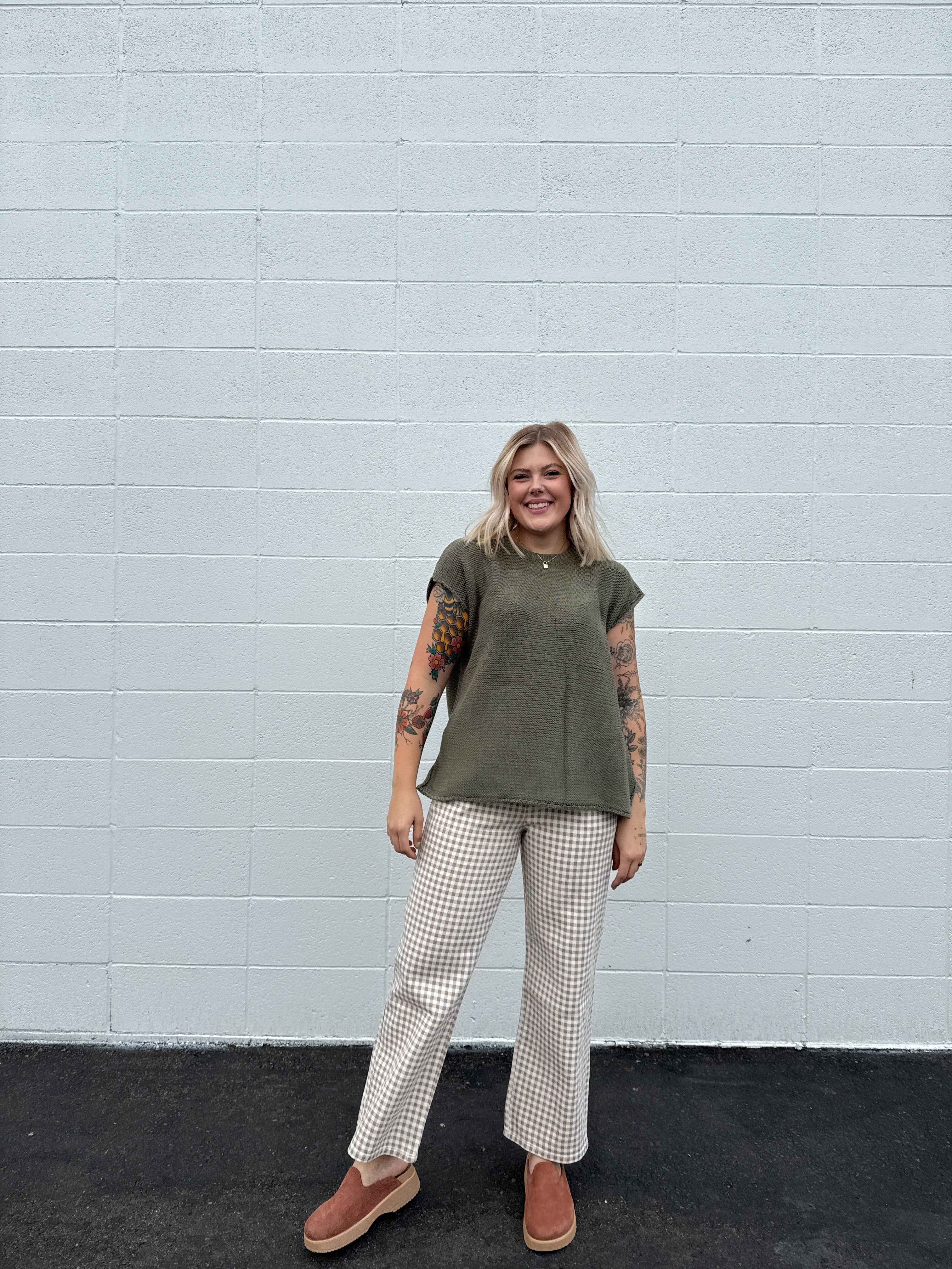 Golden Hour Gingham Pants