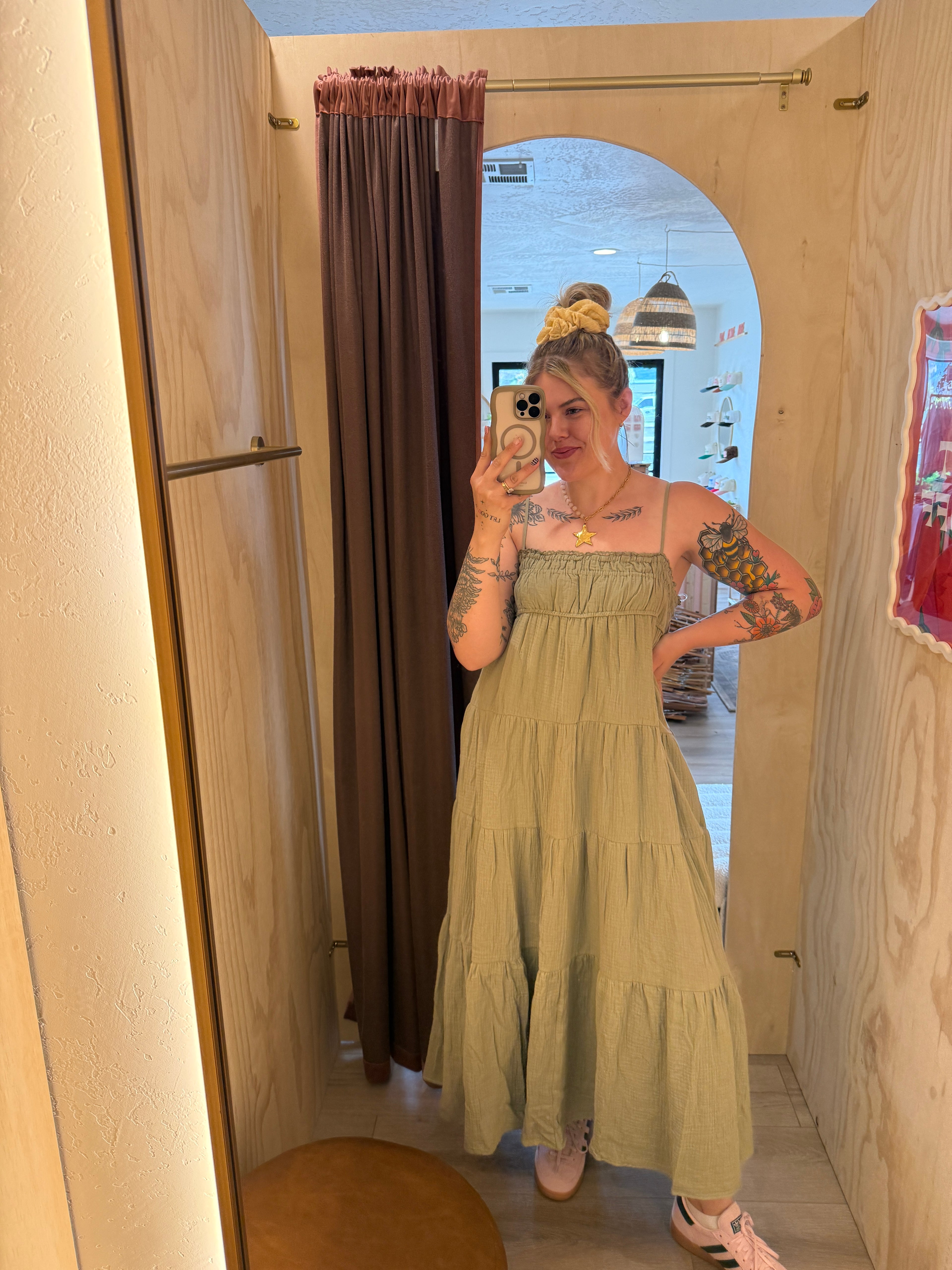 Day to Day Gauze Maxi Dress (multiple colors)