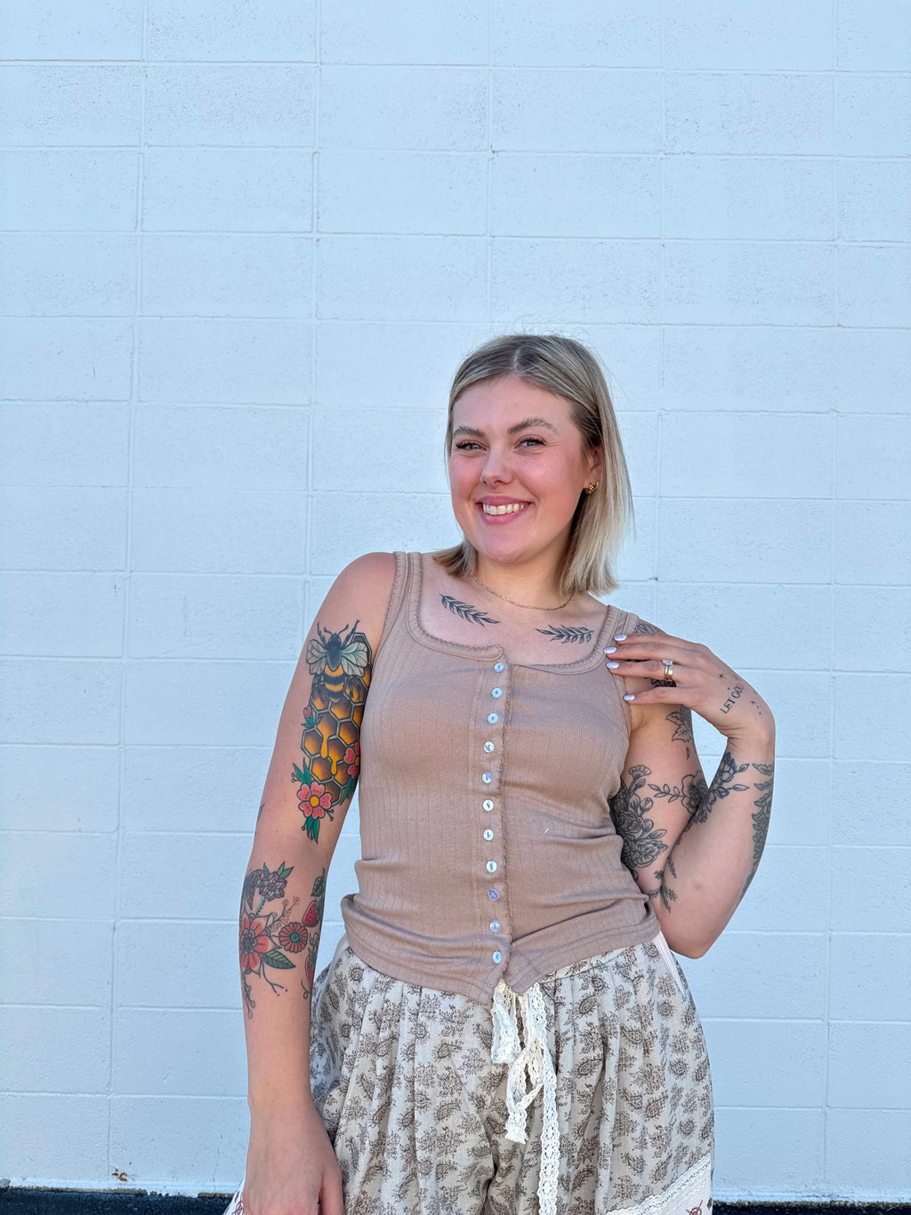 Dainty Darlin' Pointelle Tanks (Multiple Colors)