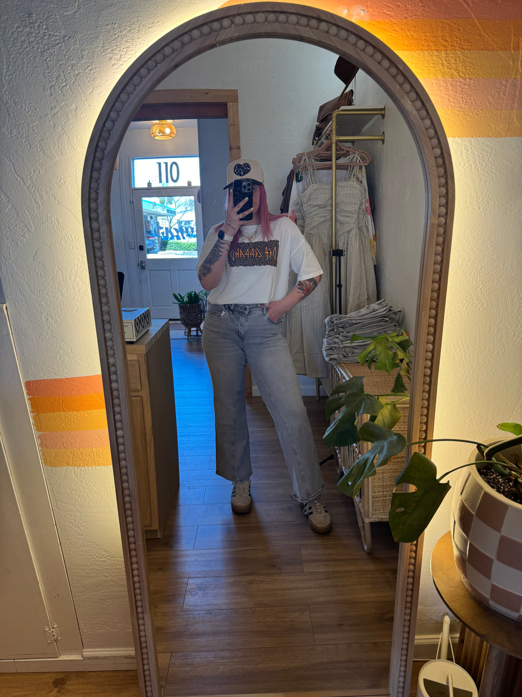 High Rise Wide Leg Faded Grey Denim