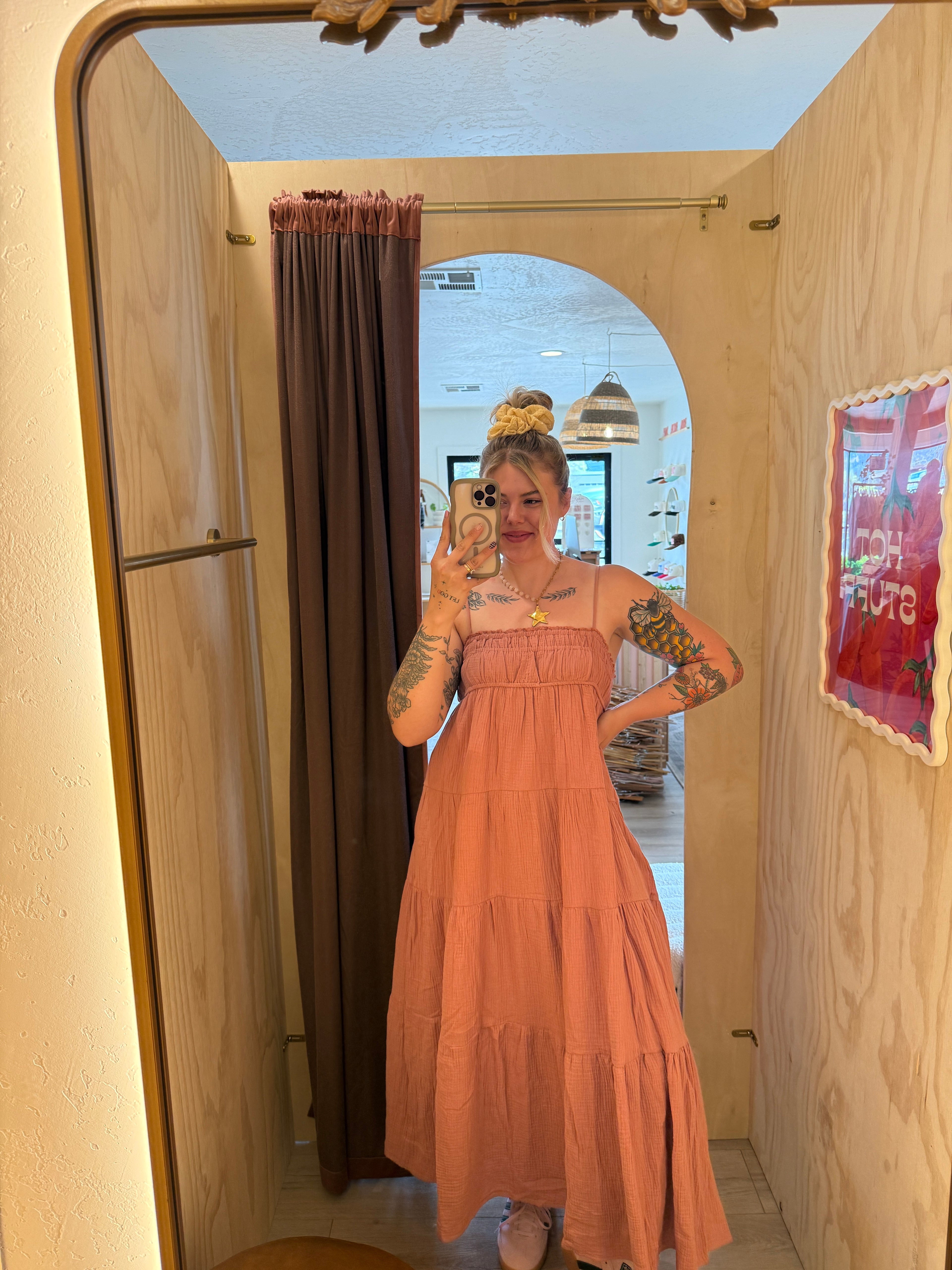 Day to Day Gauze Maxi Dress (multiple colors)