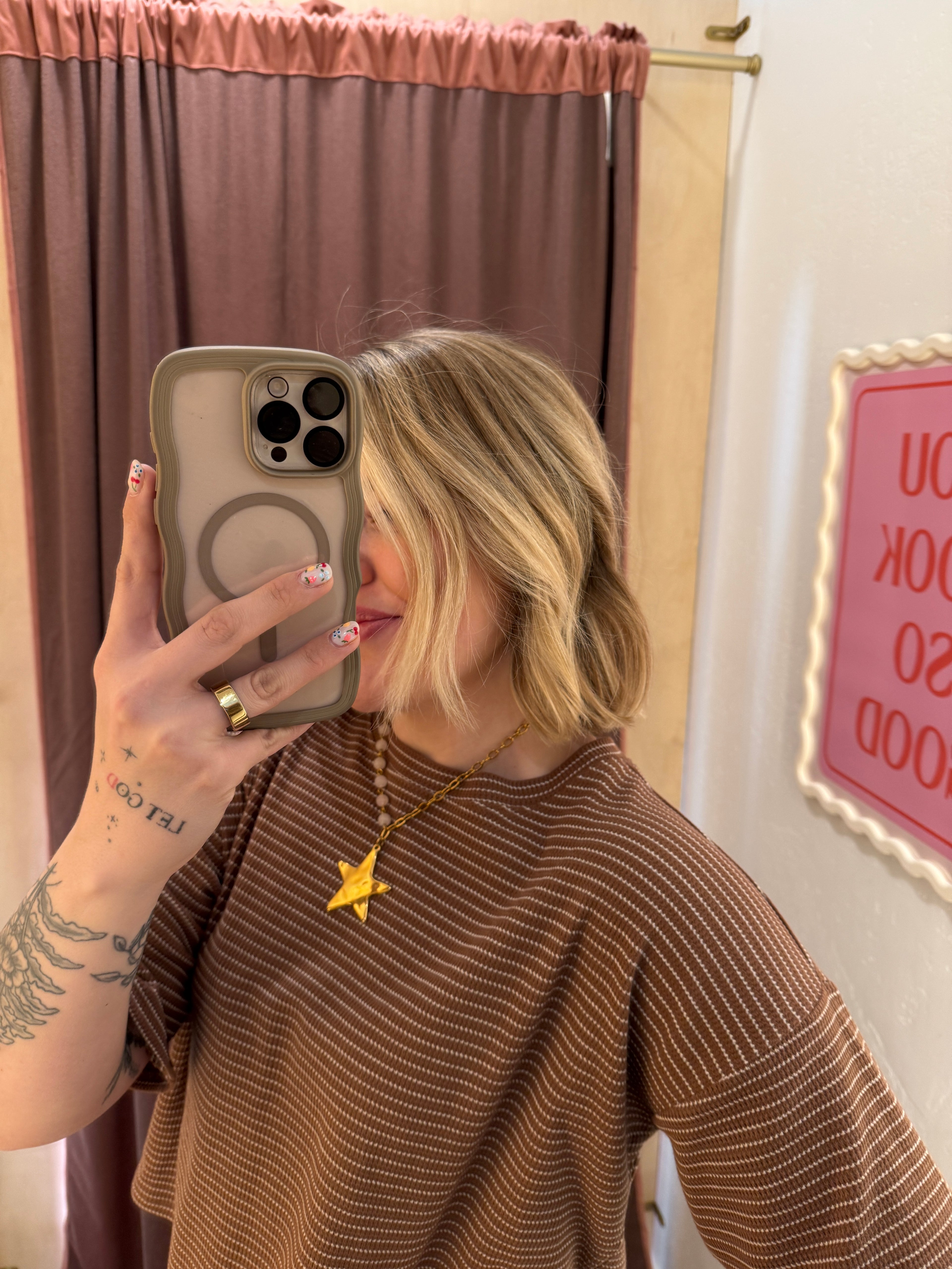 Striped Lounge Shorts & Top Set (multiple colors)