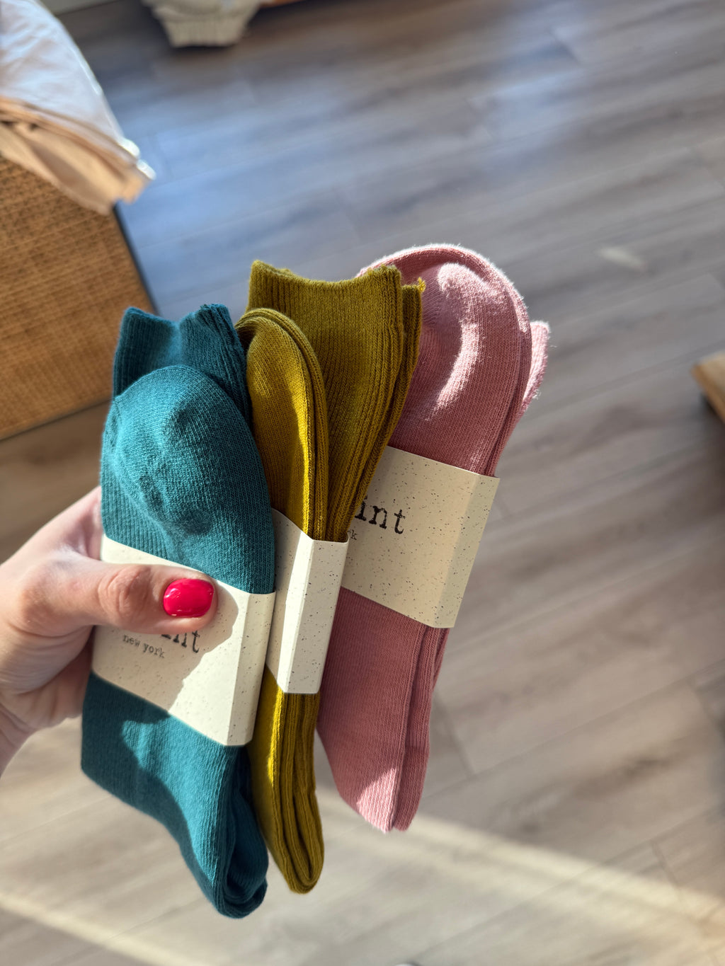 Ribbed Mock Socks (multiple colors)