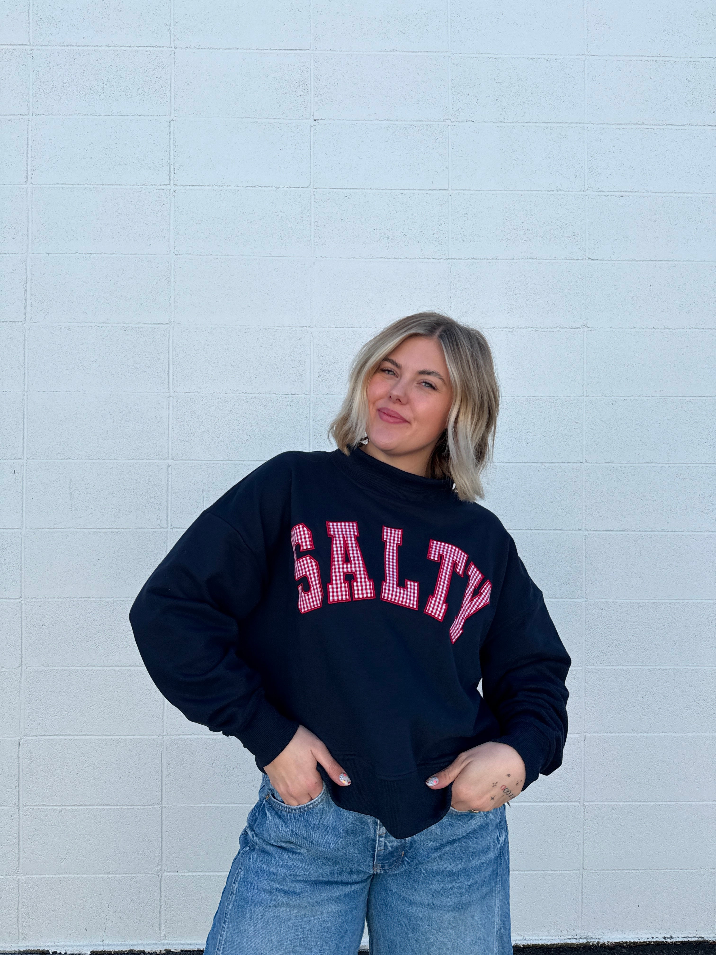 Salty Mockneck Sweatshirt