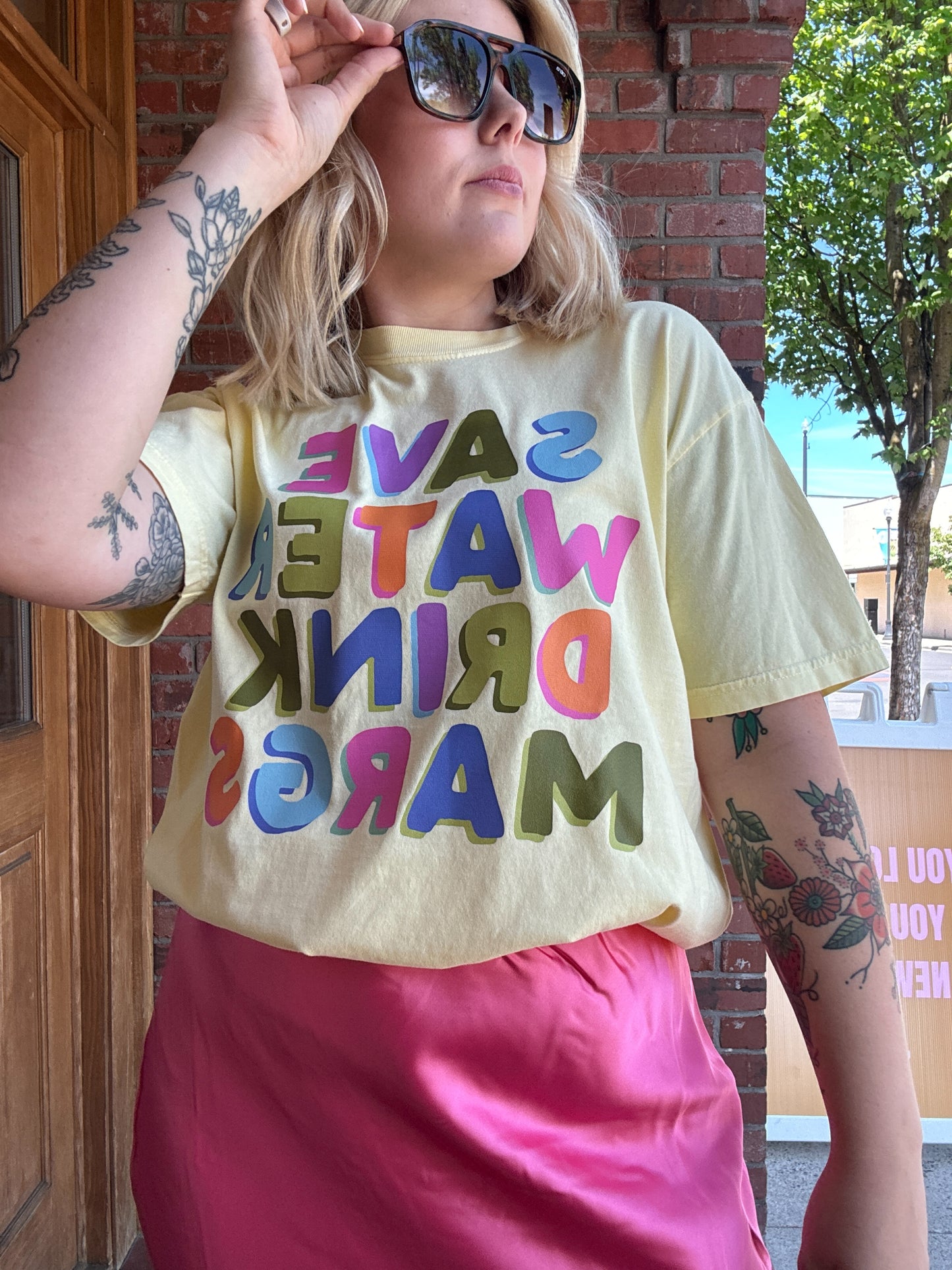 Save Water Drink Margs Graphic Tee