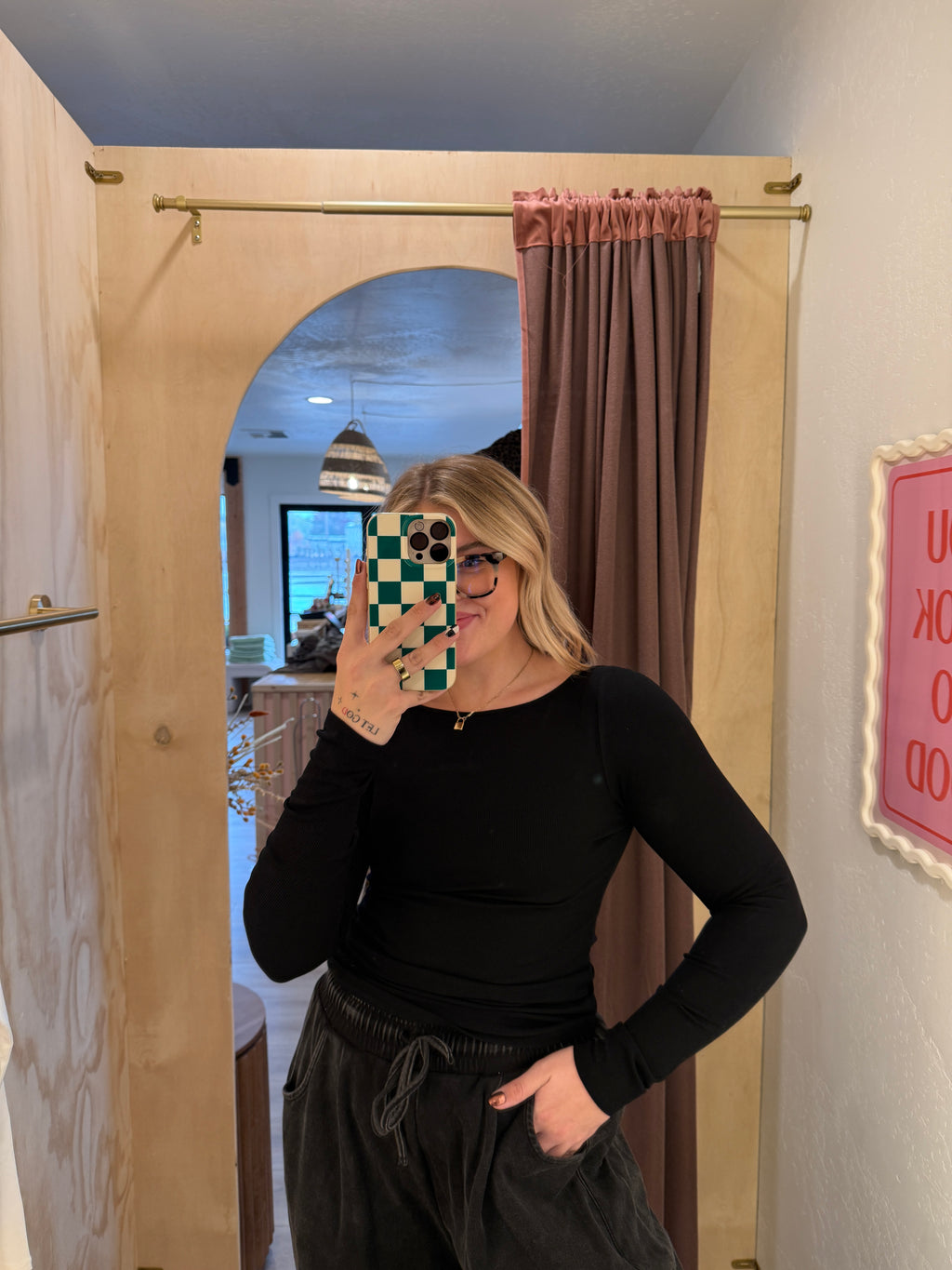 Barely There Boat Neck Ribbed Top (multiple colors)