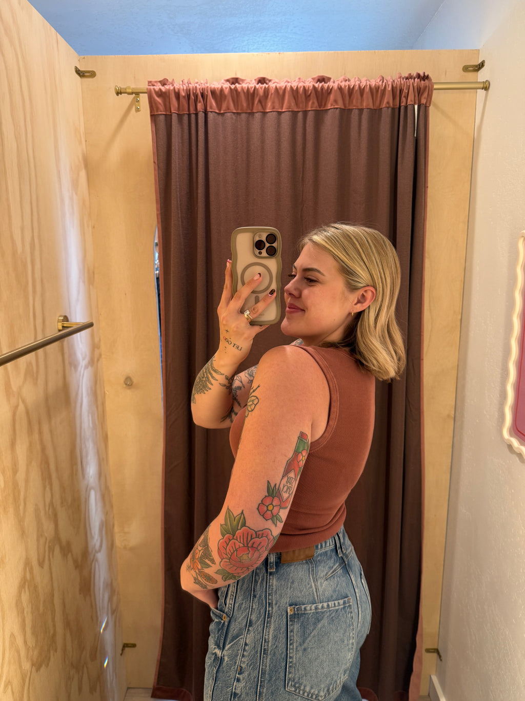 Button Down Ribbed Tanks (multiple colors)