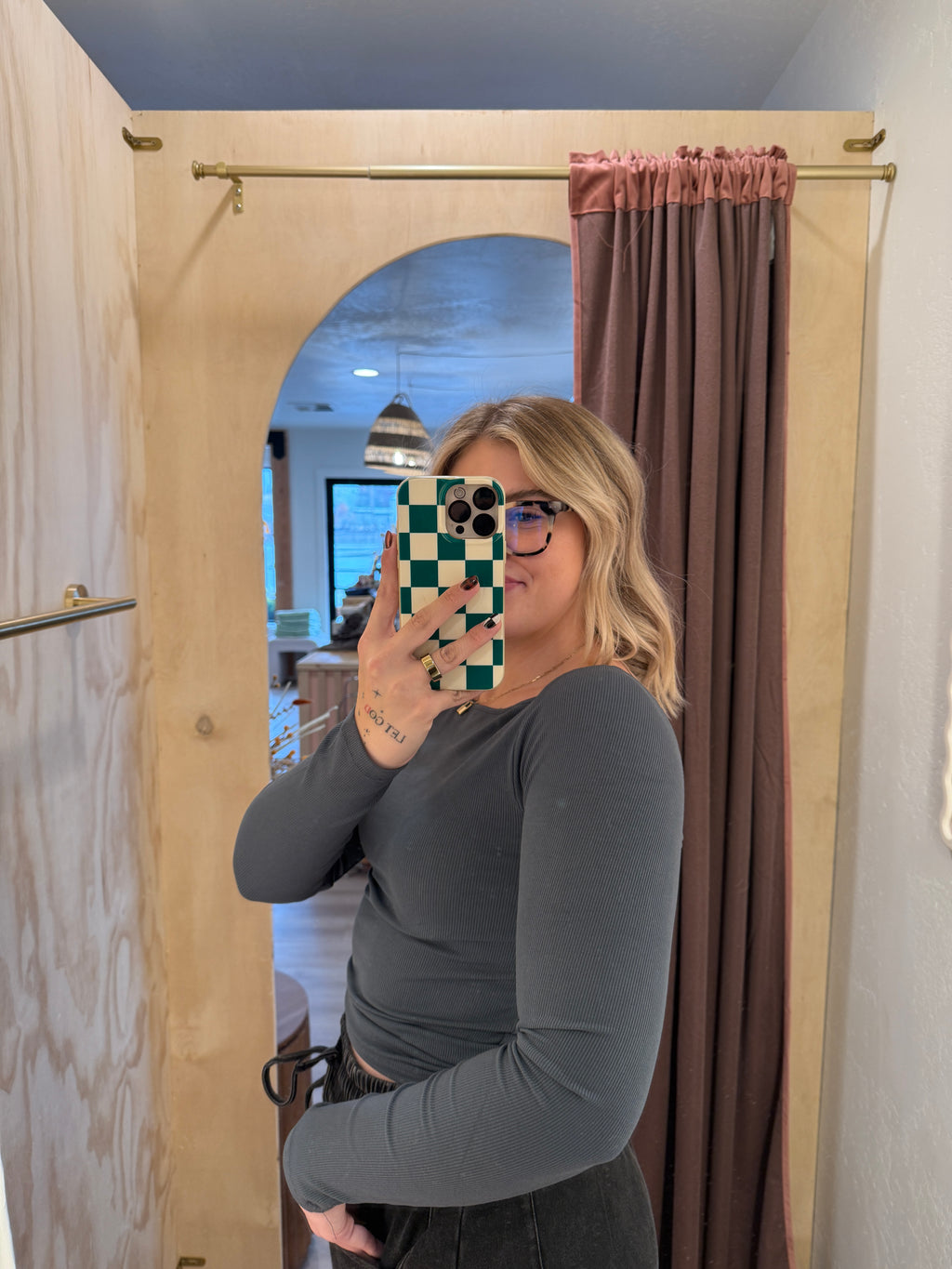 Barely There Boat Neck Ribbed Top (multiple colors)