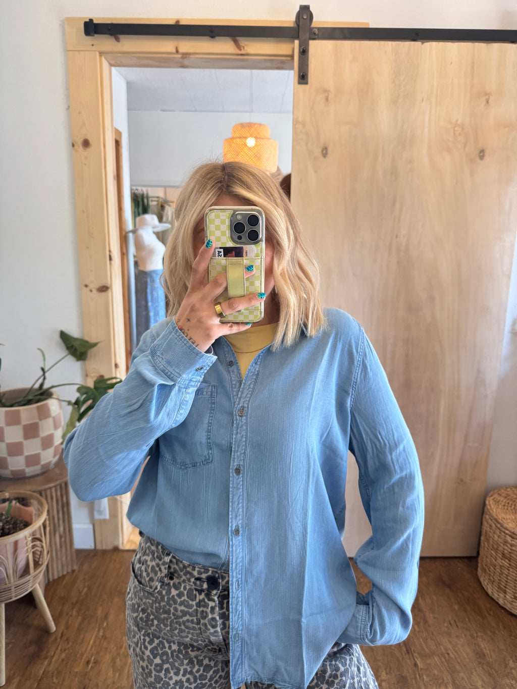 Tencel Denim Button Down