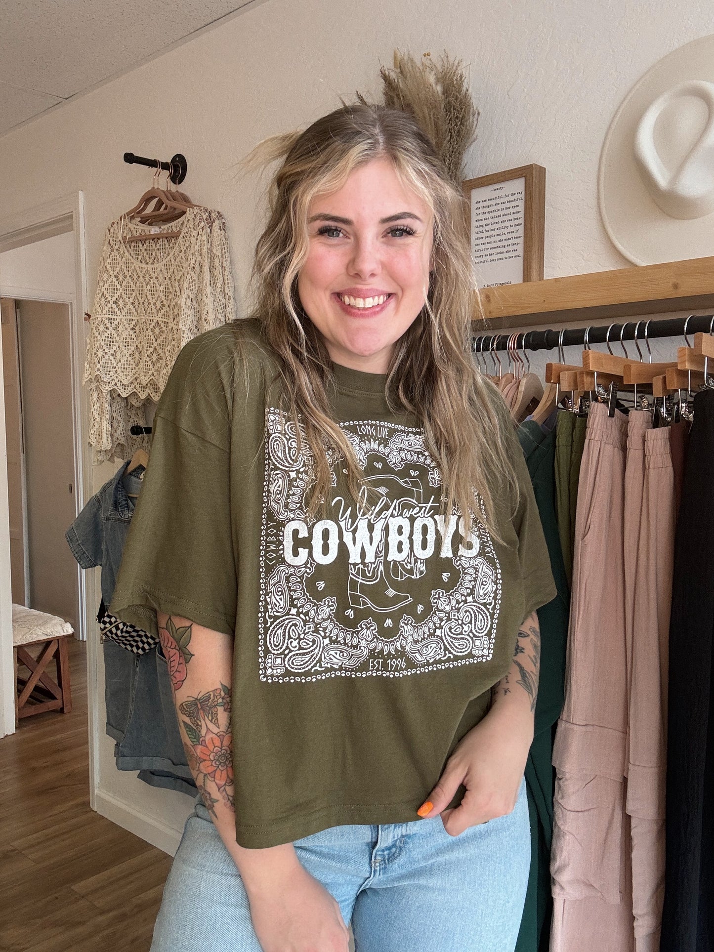 Wild West Cowboys Graphic Tee