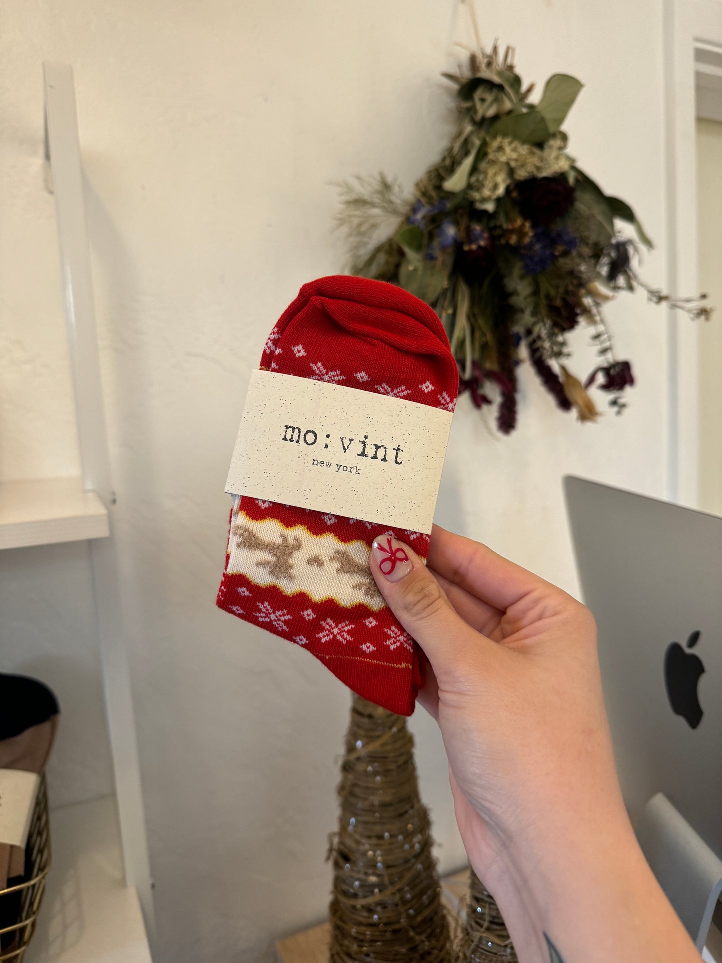 Christmas Crew Socks (multiple colors)